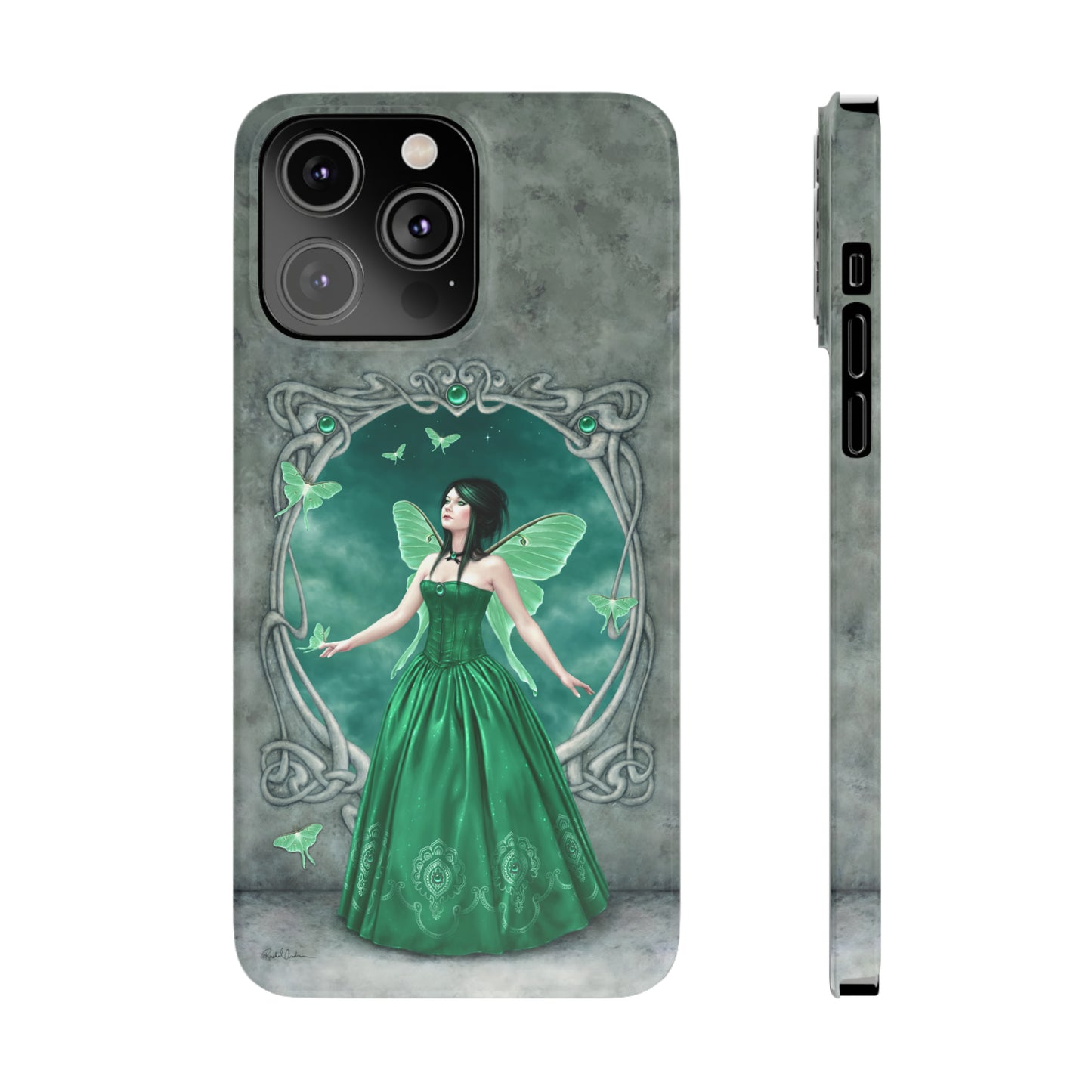 Phone Case - Emerald Birthstone Fairy