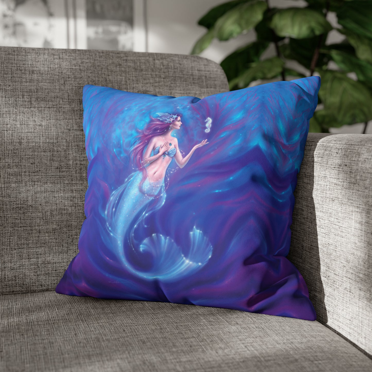 Throw Pillow Cover - Coral