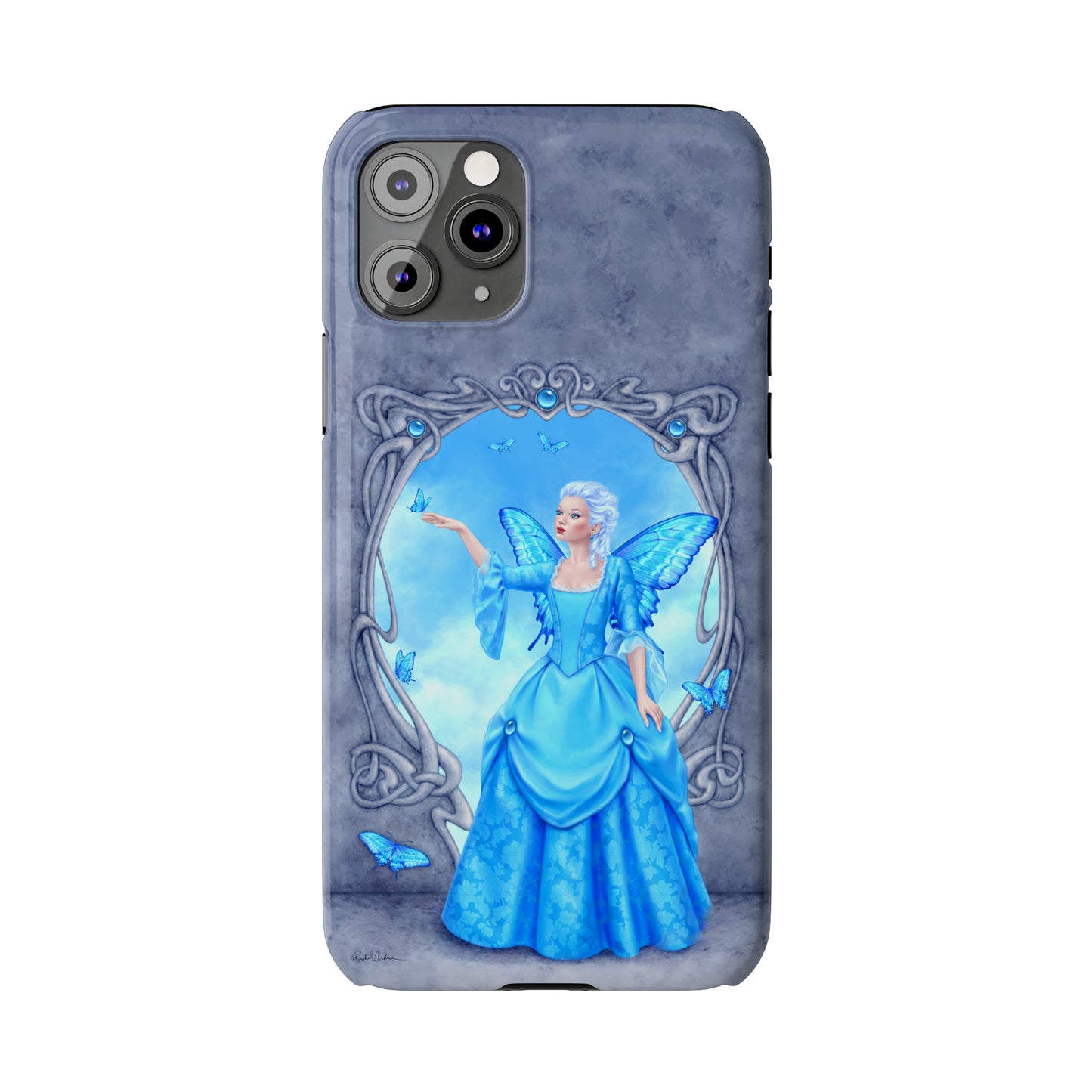 Phone Case - Blue Topaz Birthstone Fairy