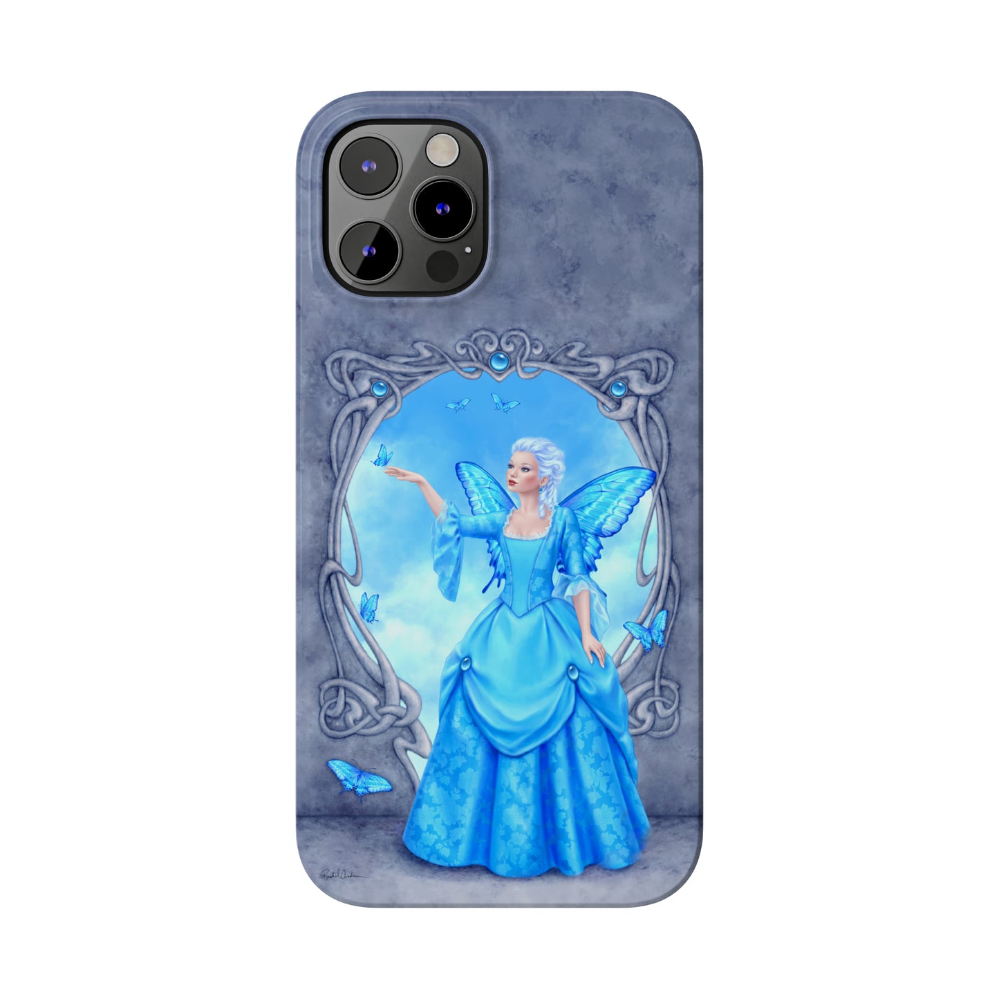 Phone Case - Blue Topaz Birthstone Fairy