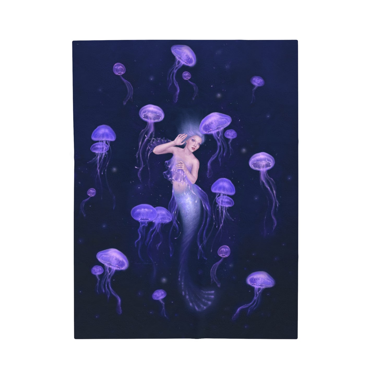 Velveteen Plush Blanket - Bioluminescence