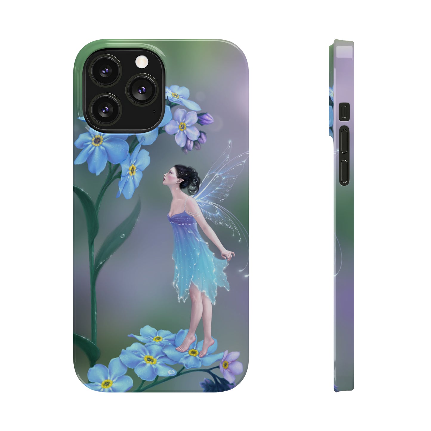 Slim Phone Case - Forget-Me-Not