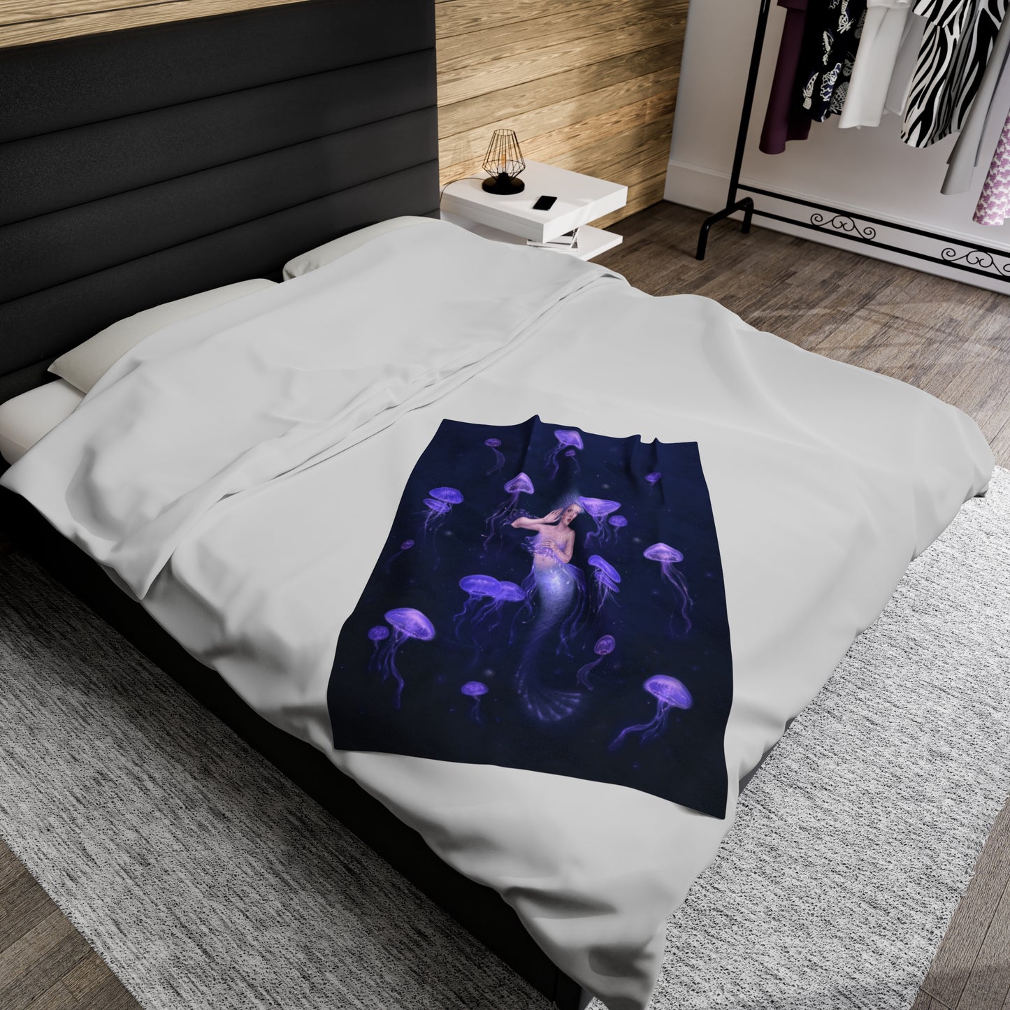 Velveteen Plush Blanket - Bioluminescence