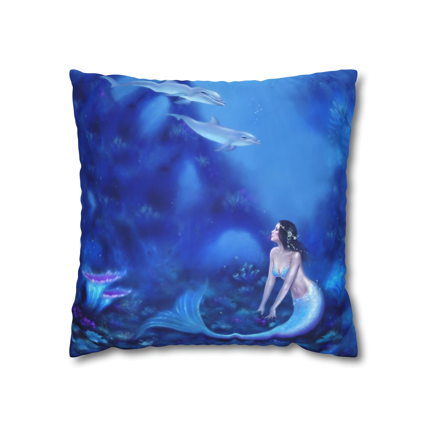 Throw Pillow Cover - Ultramarine