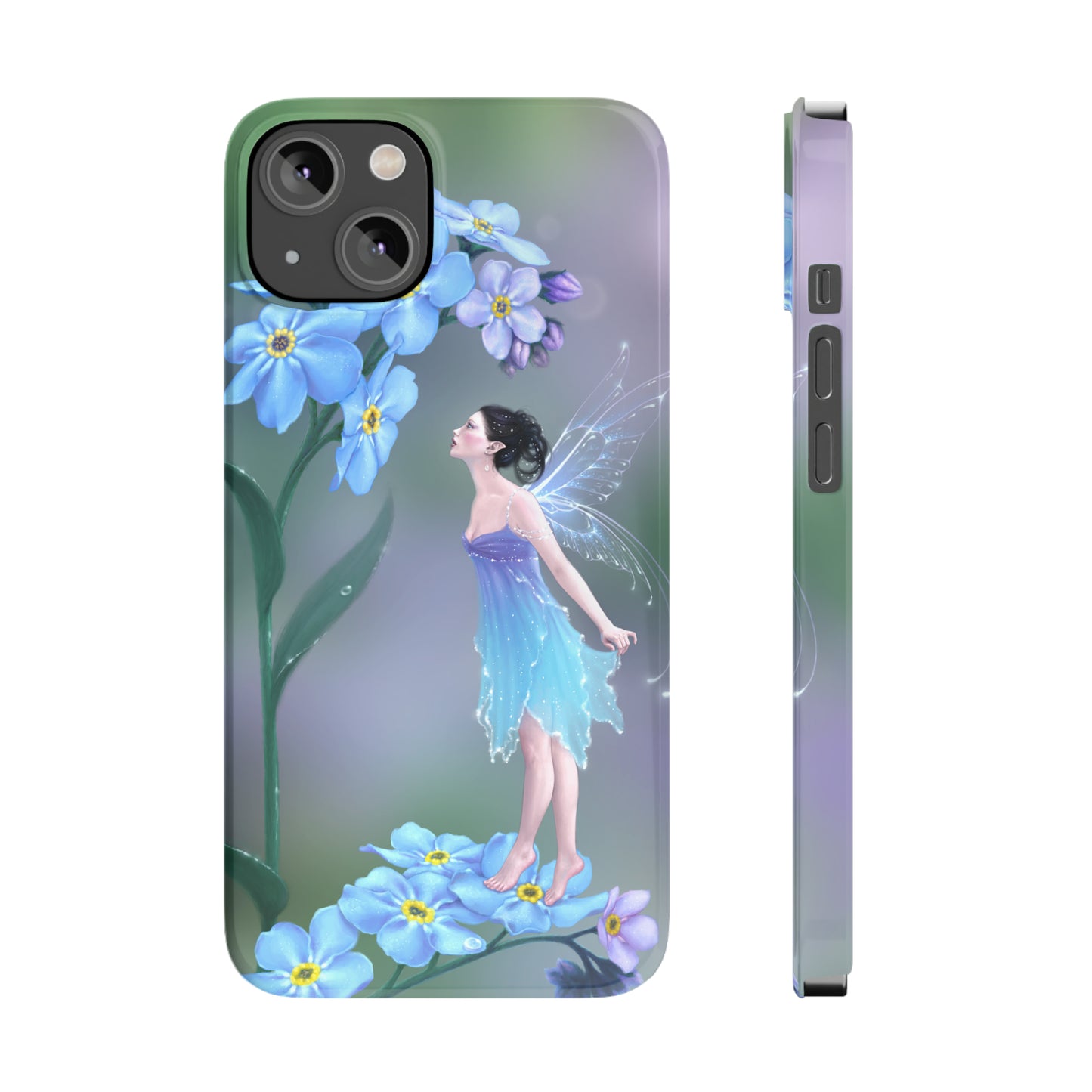 Slim Phone Case - Forget-Me-Not