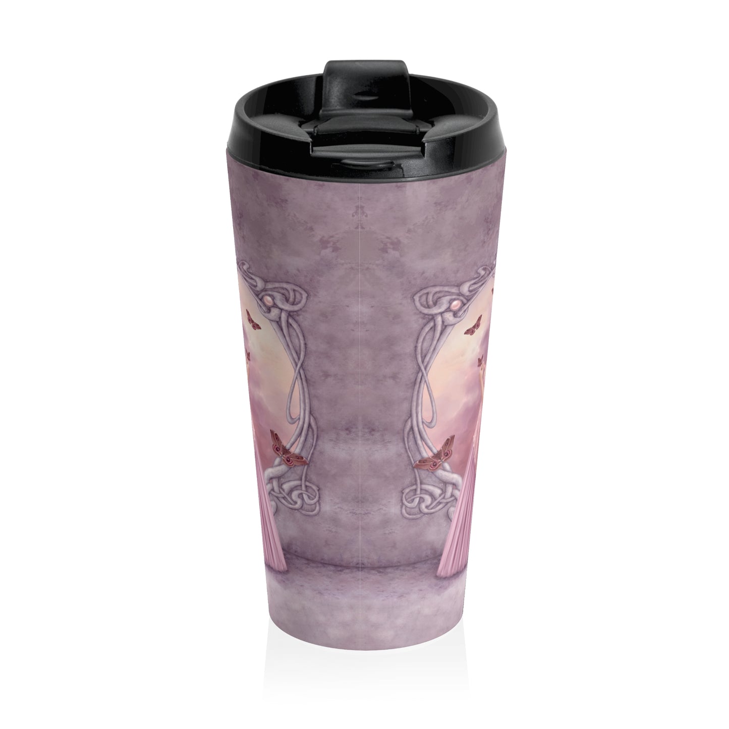 Travel Mug - Birthstones - Pearl