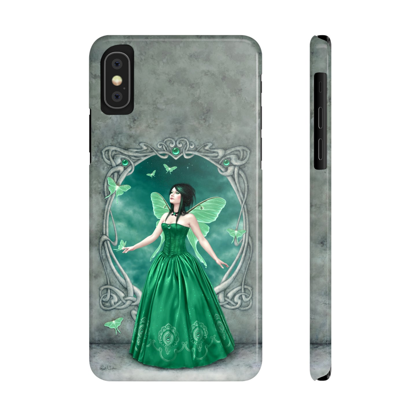 Phone Case - Emerald Birthstone Fairy