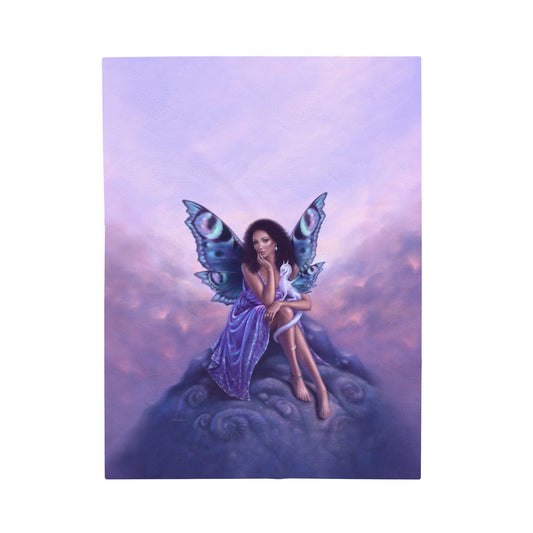 Velveteen Plush Blanket - Evanescent