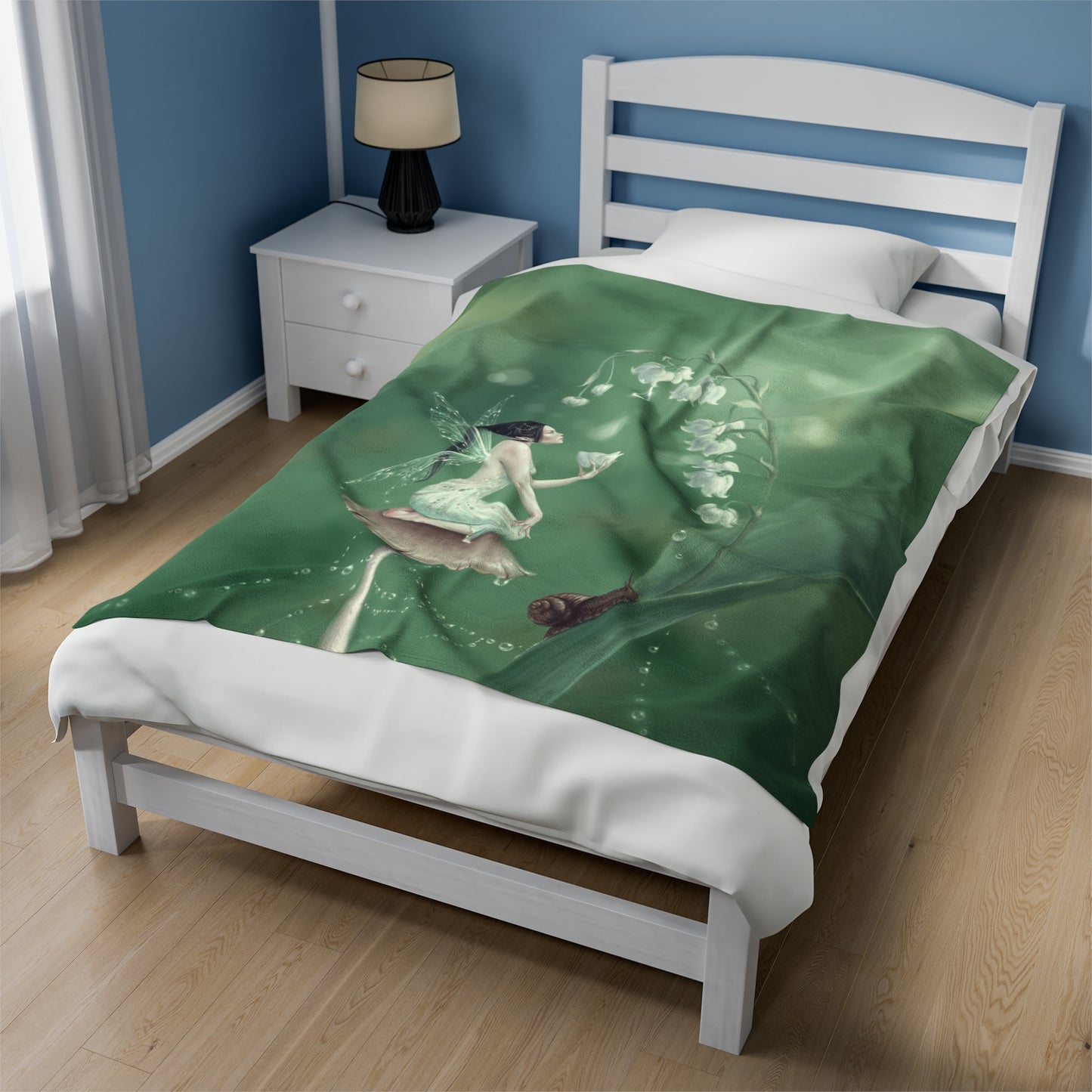 Velveteen Plush Blanket - Lily of the Valley