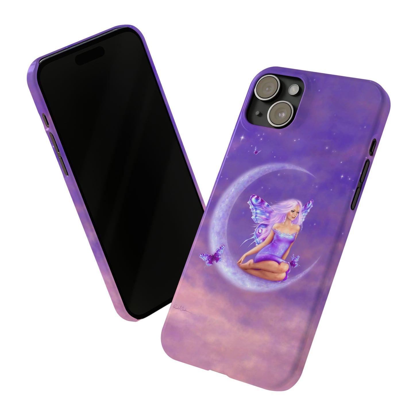 Slim Phone Case - Lavender Moon