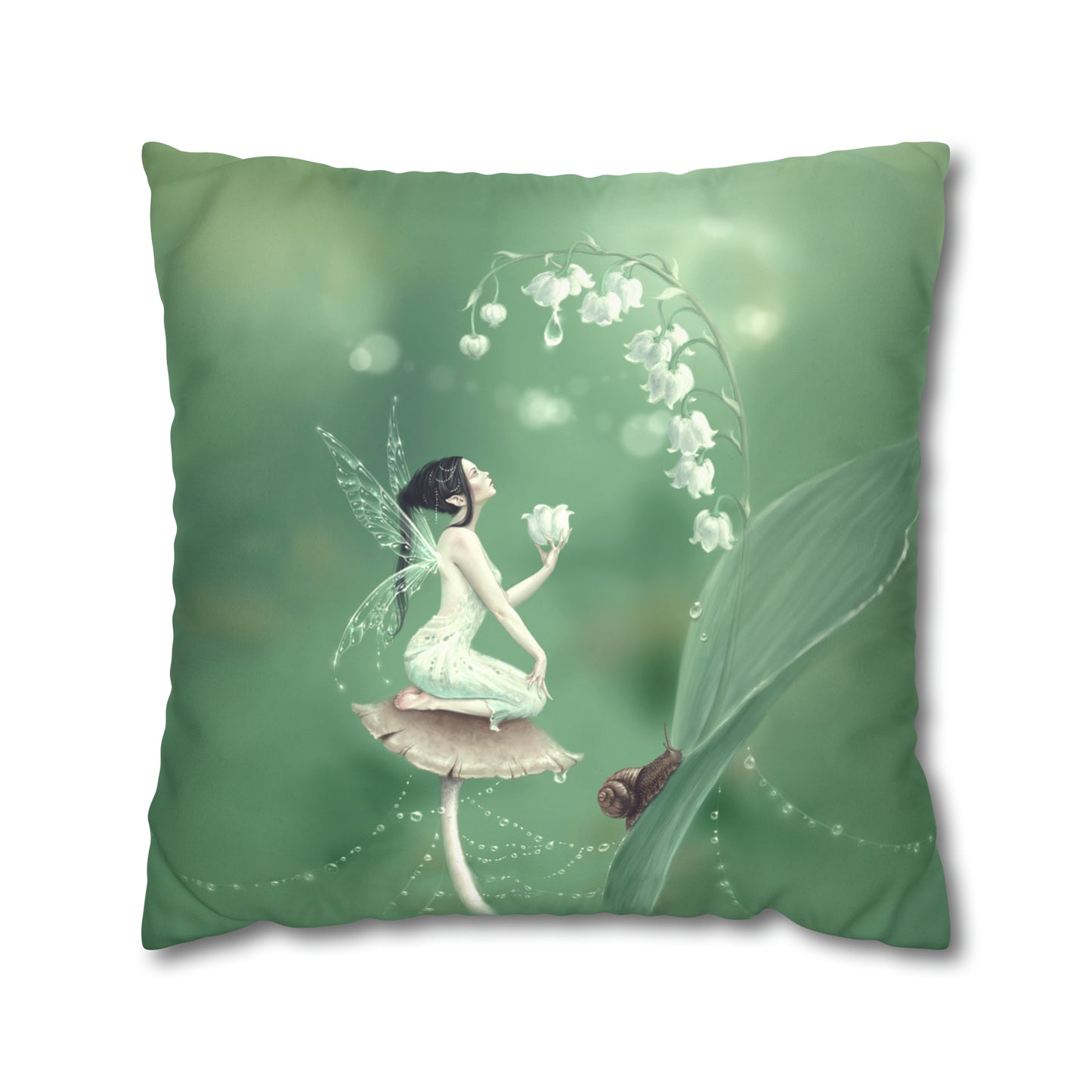 Throw Pillow Cover - Lily of the Valley