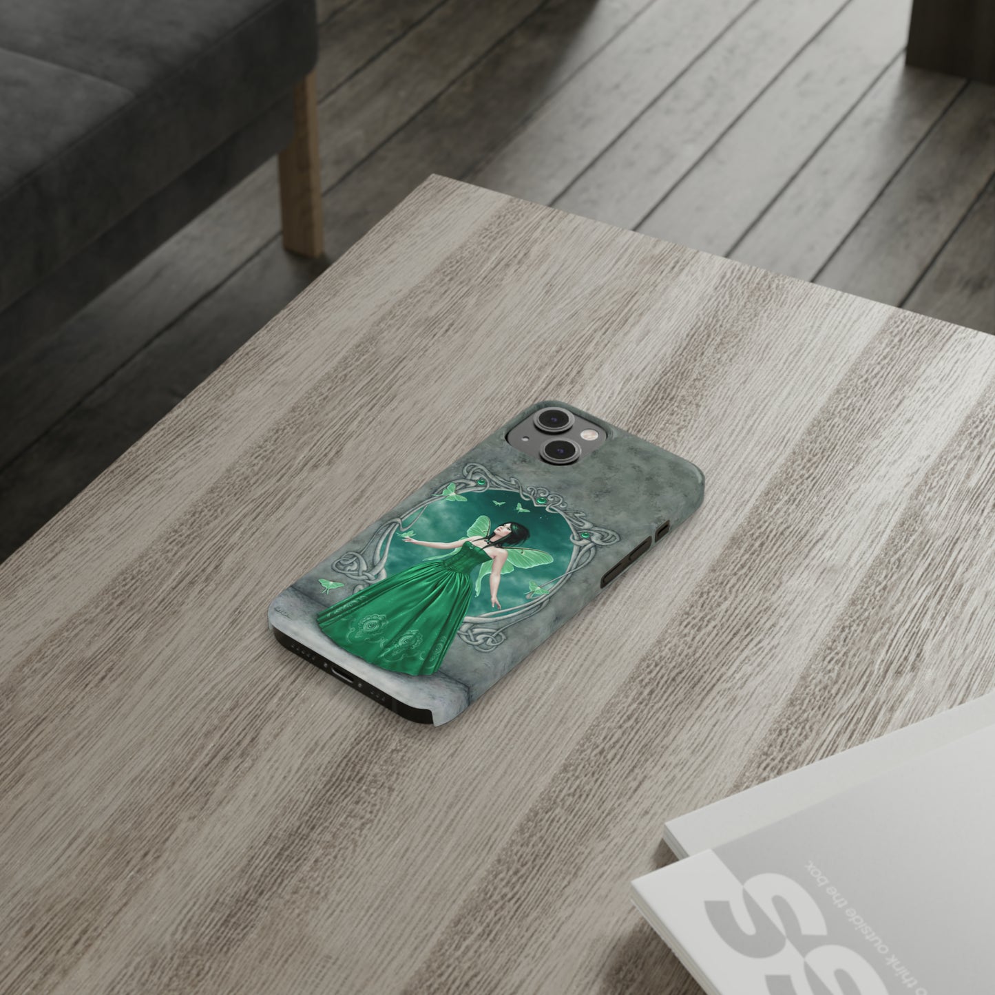 Phone Case - Emerald Birthstone Fairy