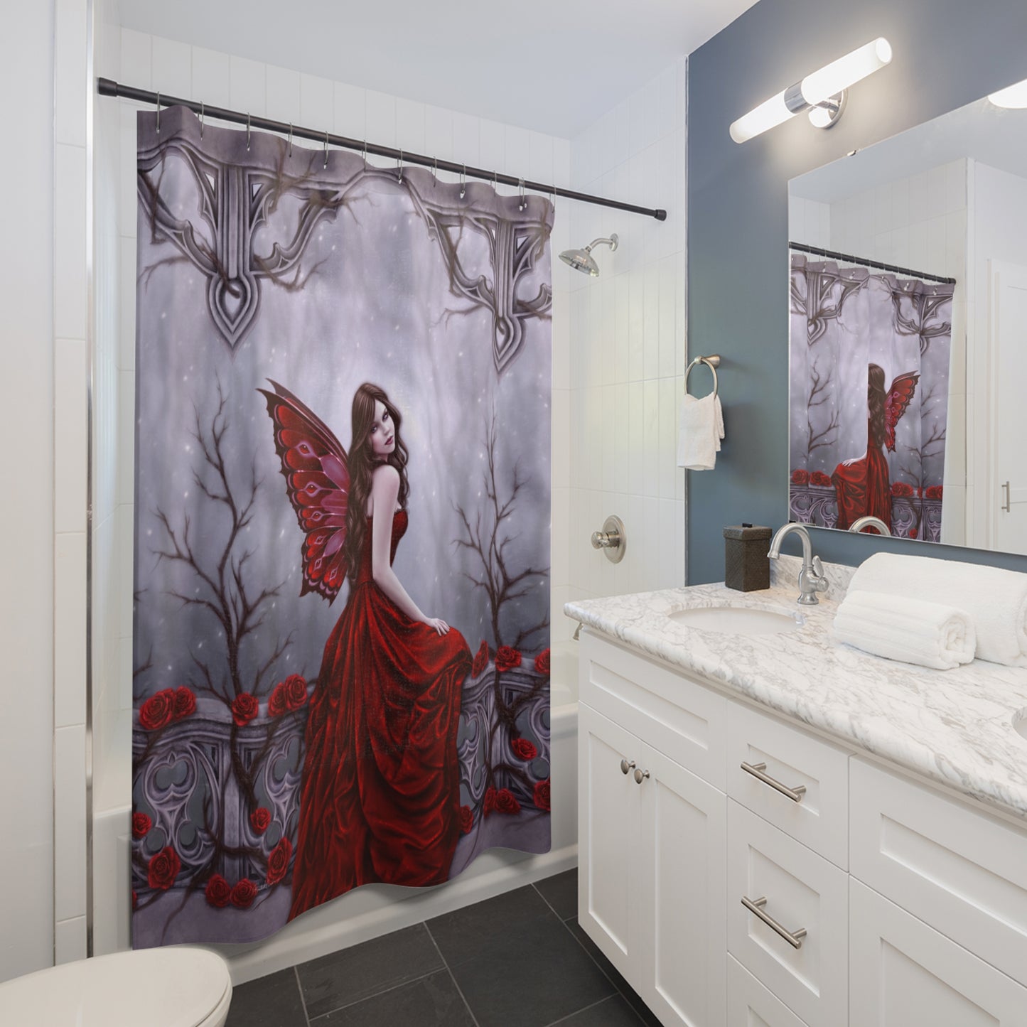 Shower Curtain - Winter Rose