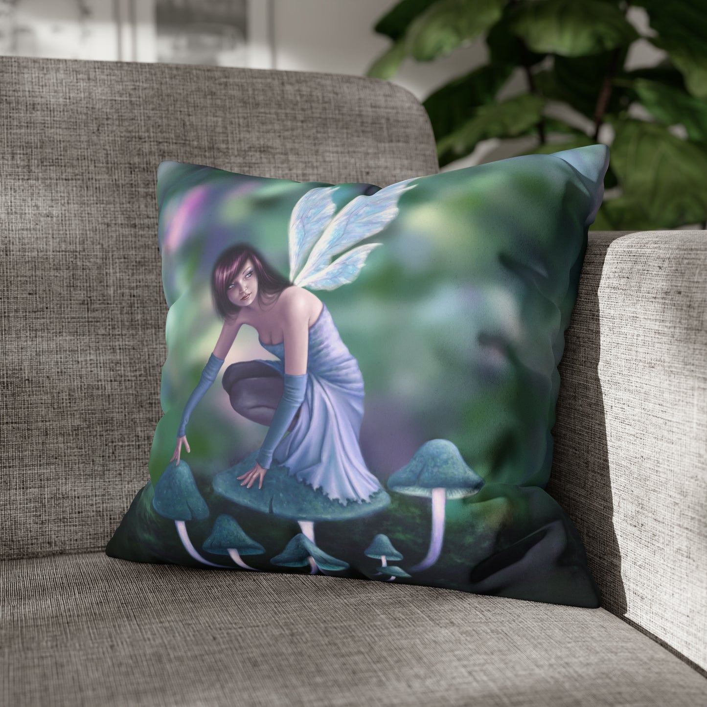 Throw Pillow Cover - Periwinkle