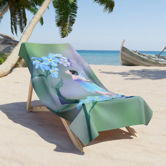 Beach Towel - Forget-Me-Not