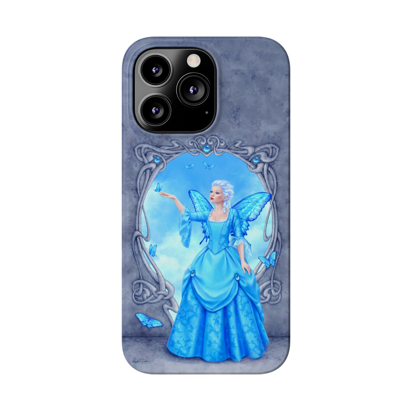 Phone Case - Blue Topaz Birthstone Fairy