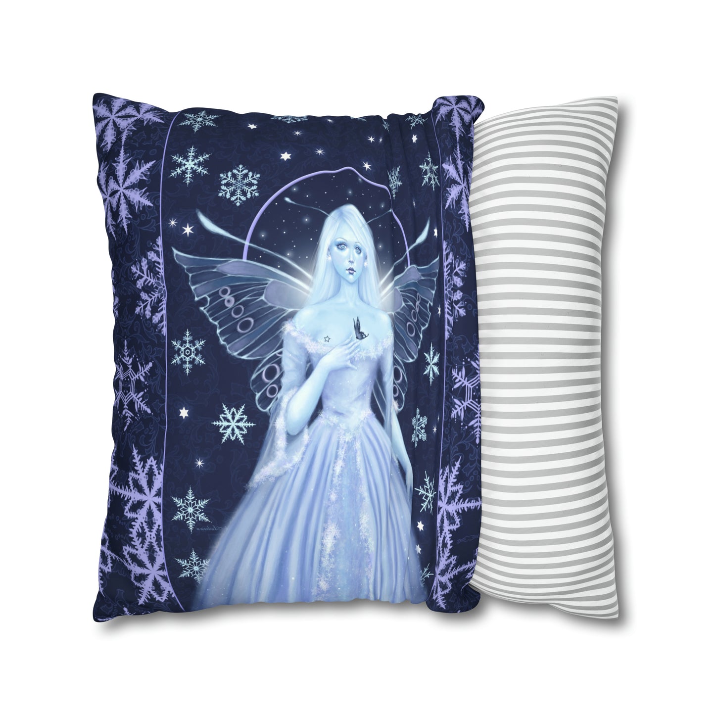 Throw Pillow Cover - Snow Fairy