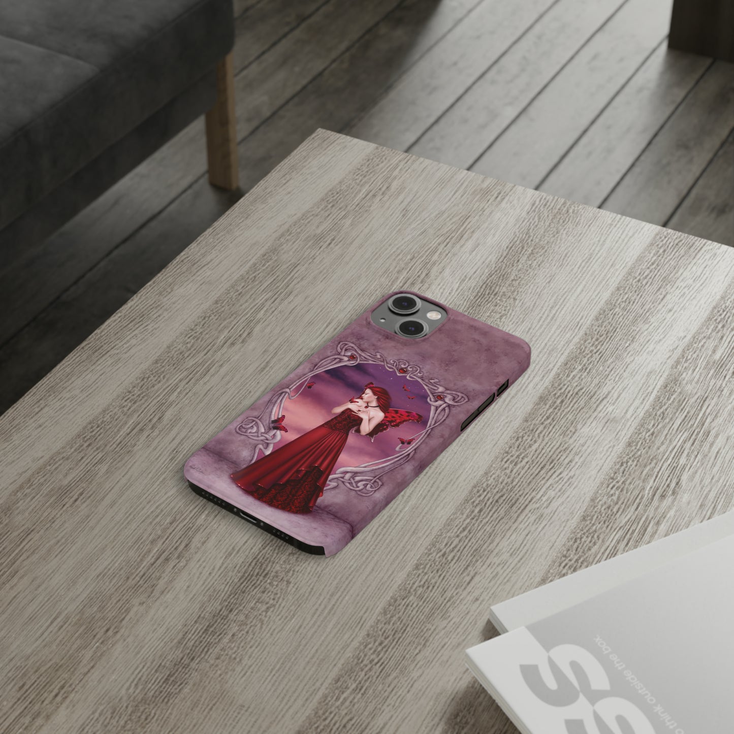 Phone Case - Garnet Birthstone Fairy