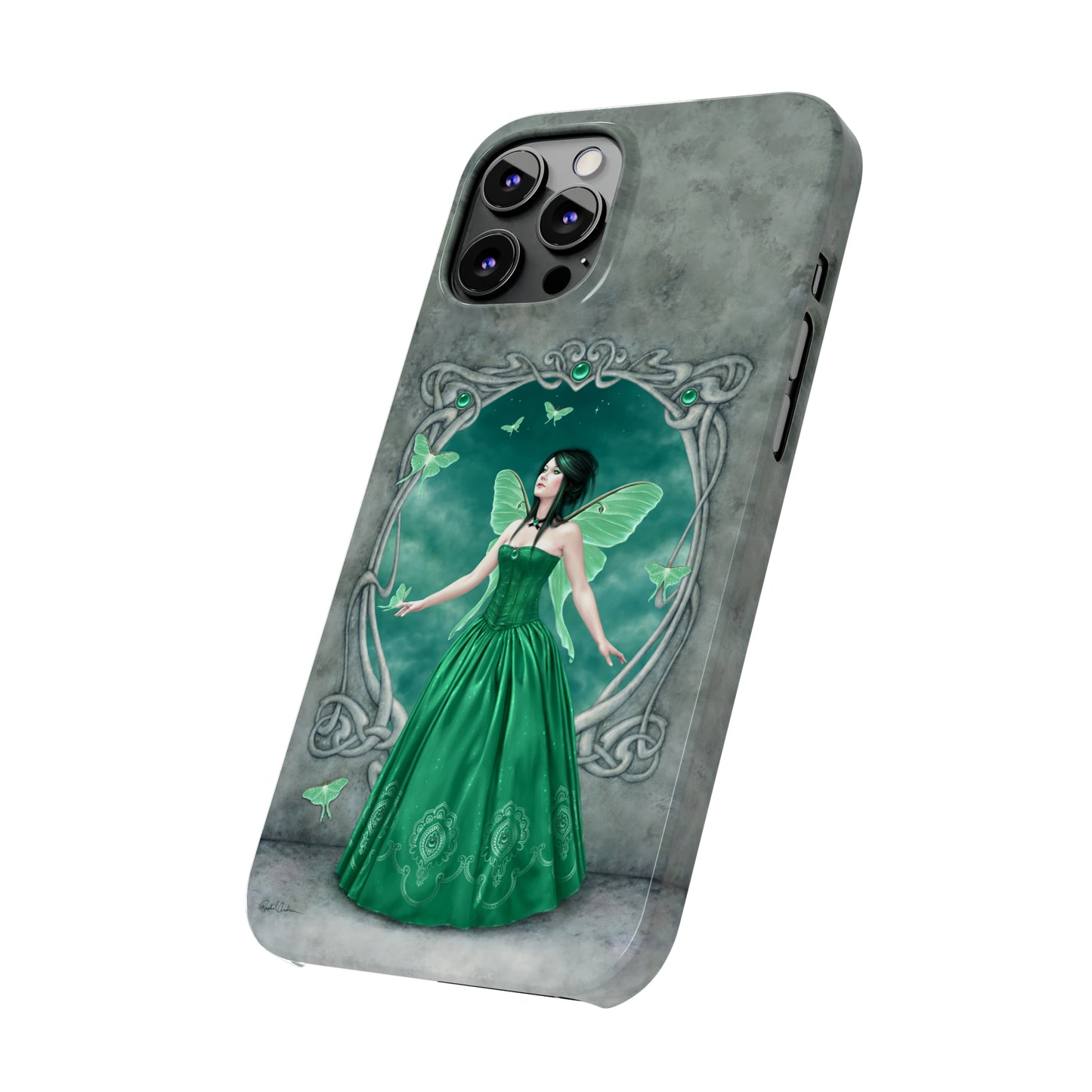 Phone Case - Emerald Birthstone Fairy