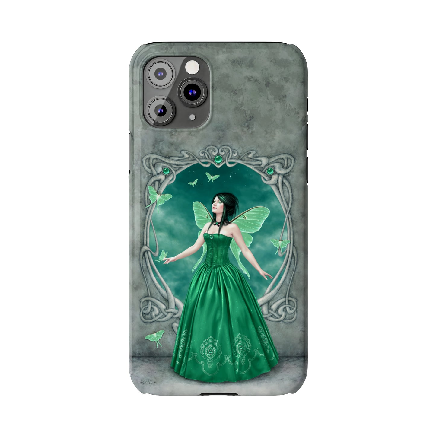 Phone Case - Emerald Birthstone Fairy