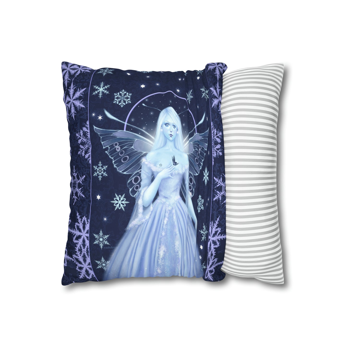 Throw Pillow Cover - Snow Fairy