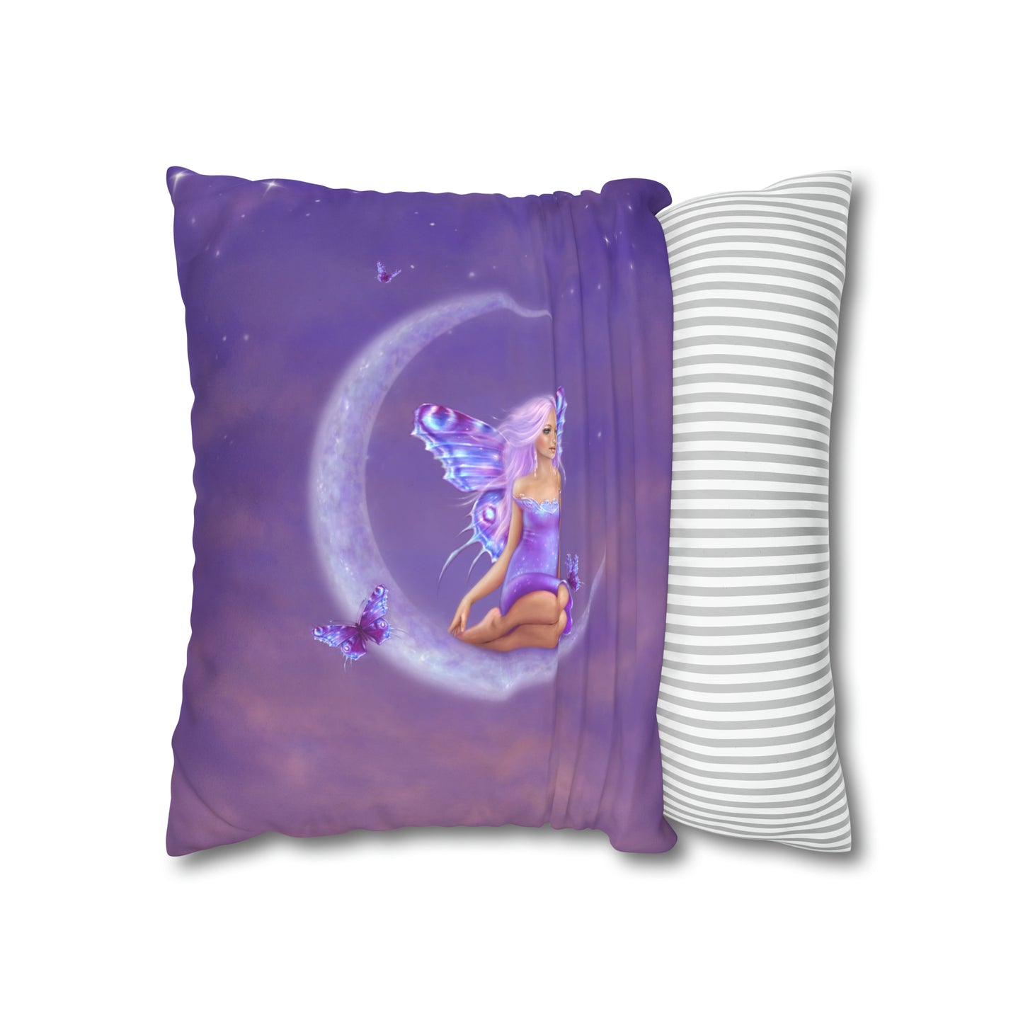 Throw Pillow Cover - Lavender Moon