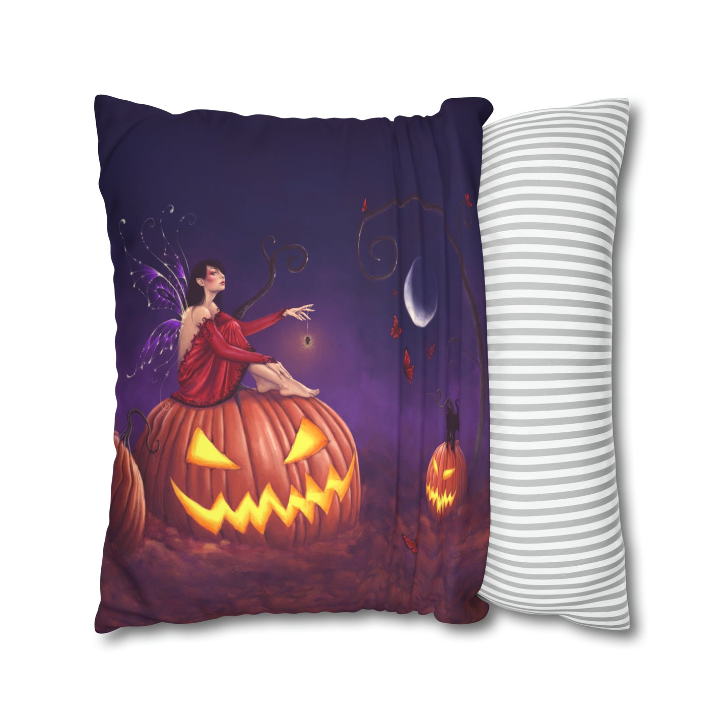 Throw Pillow Cover - Pumpkin Pixie