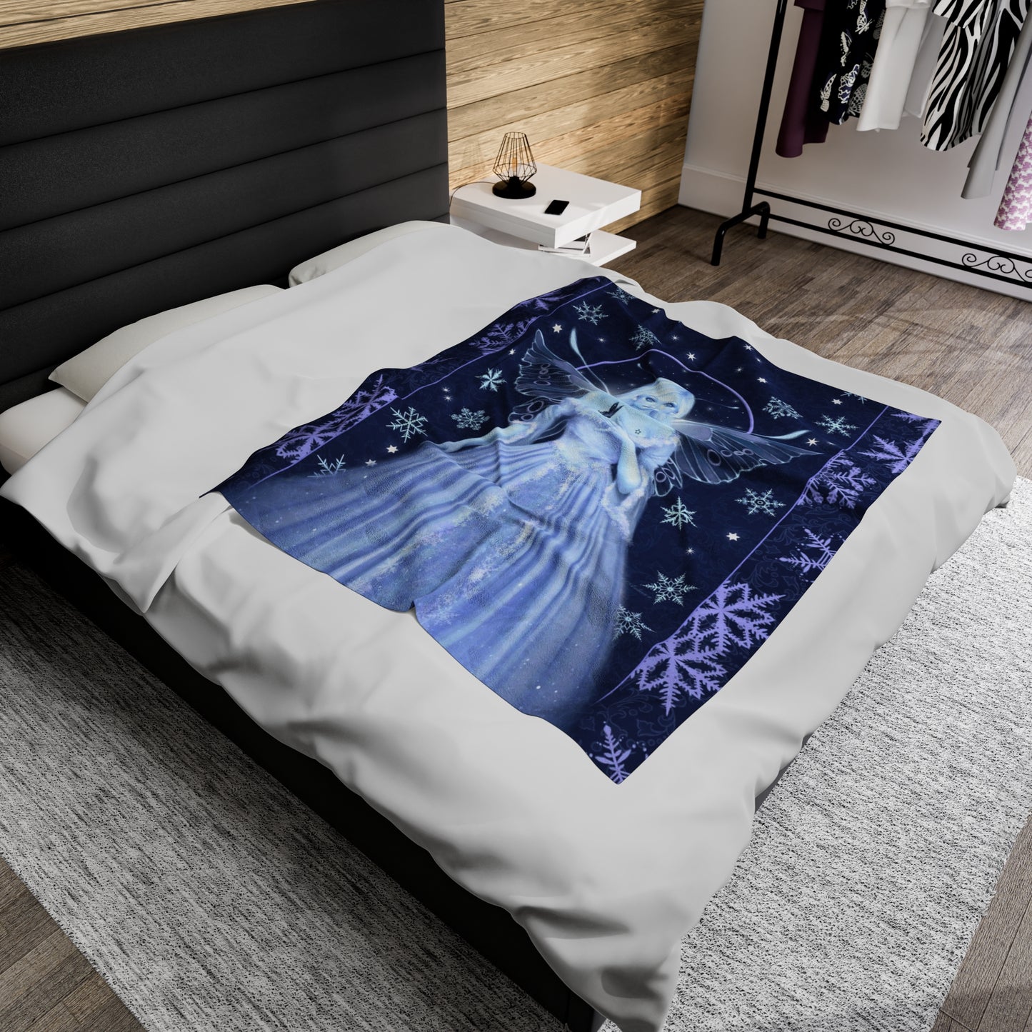 Velveteen Plush Blanket - Snow Fairy