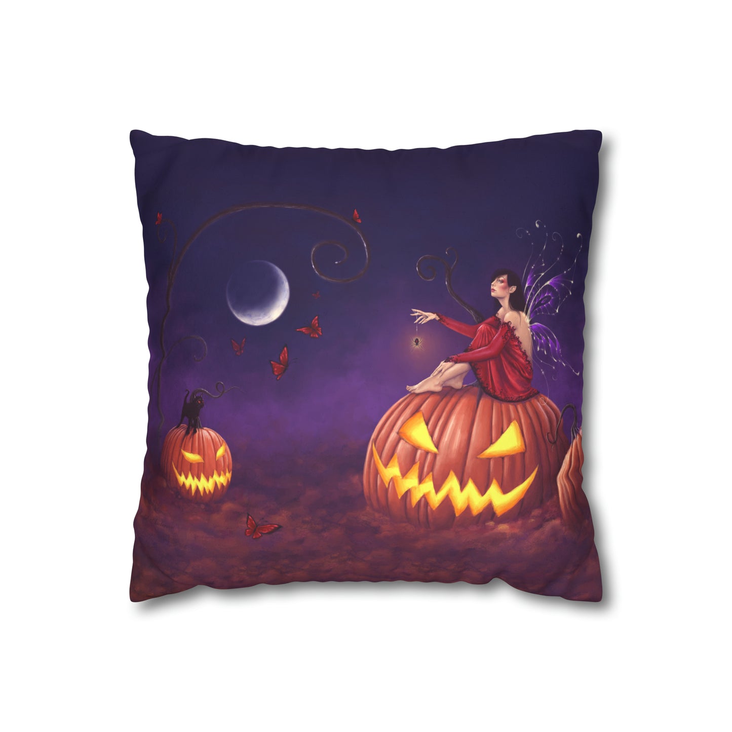 Throw Pillow Cover - Pumpkin Pixie