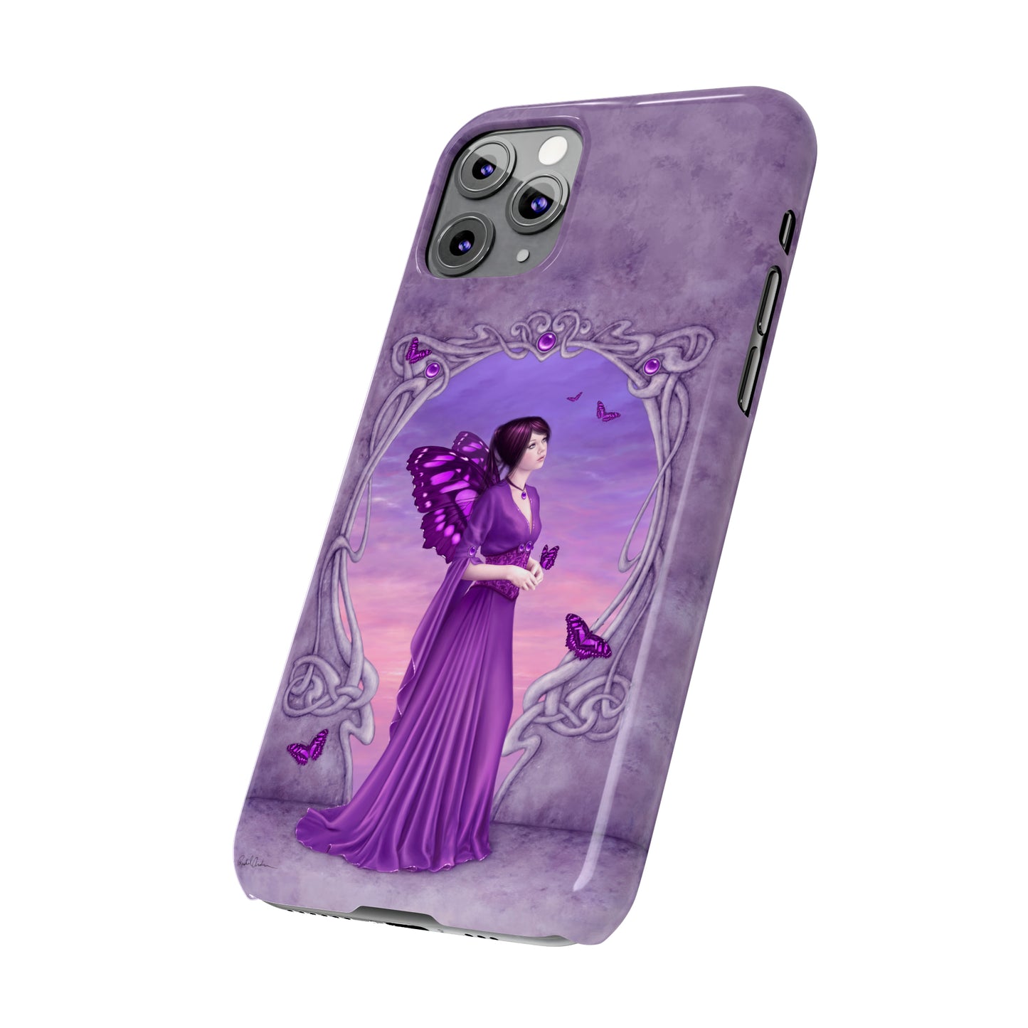 Phone Case - Amethyst Birthstone Fairy