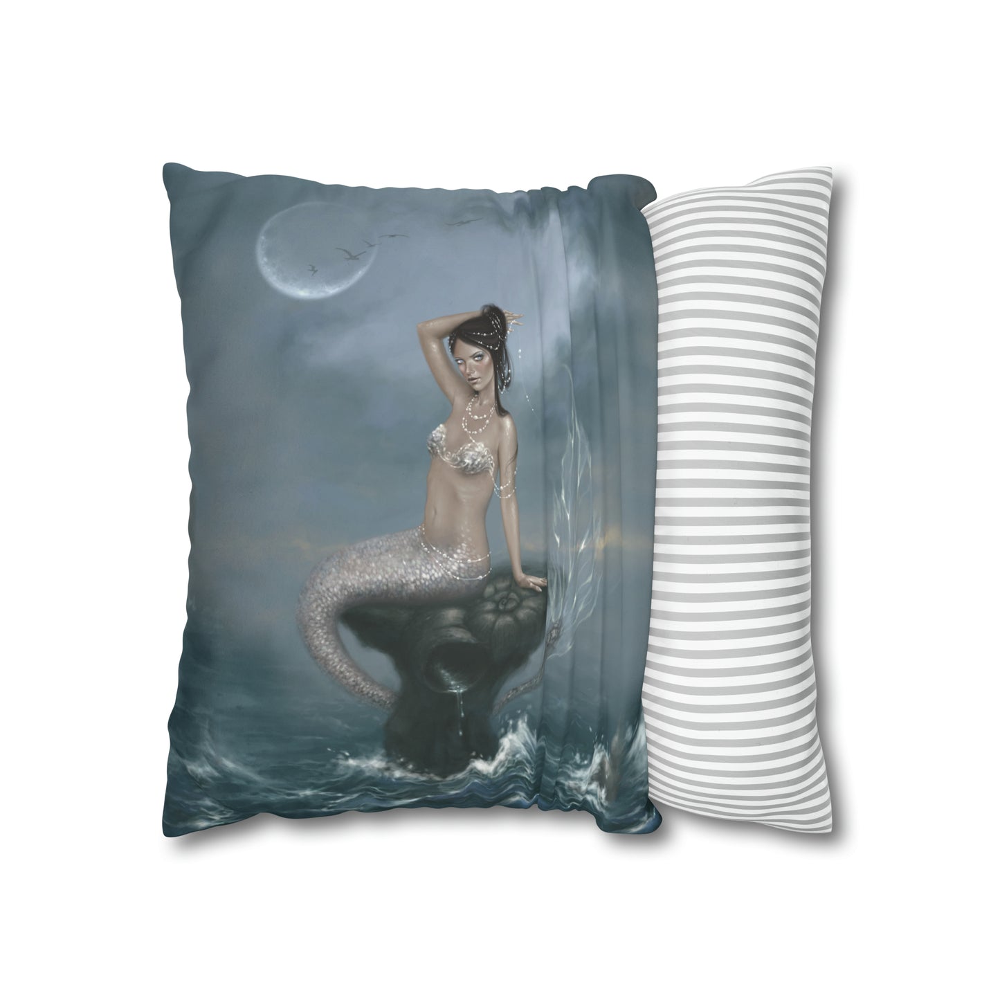 Throw Pillow Cover - Moon Tide