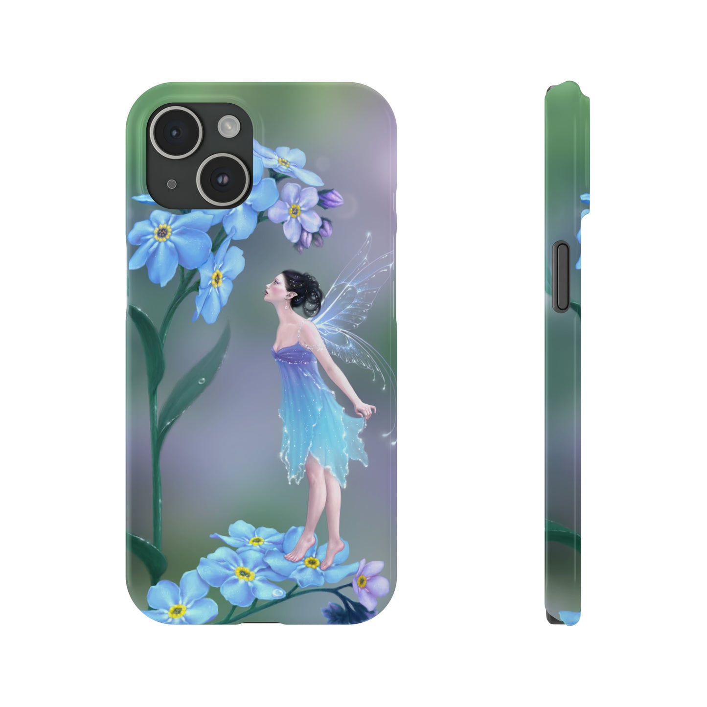 Slim Phone Case - Forget-Me-Not