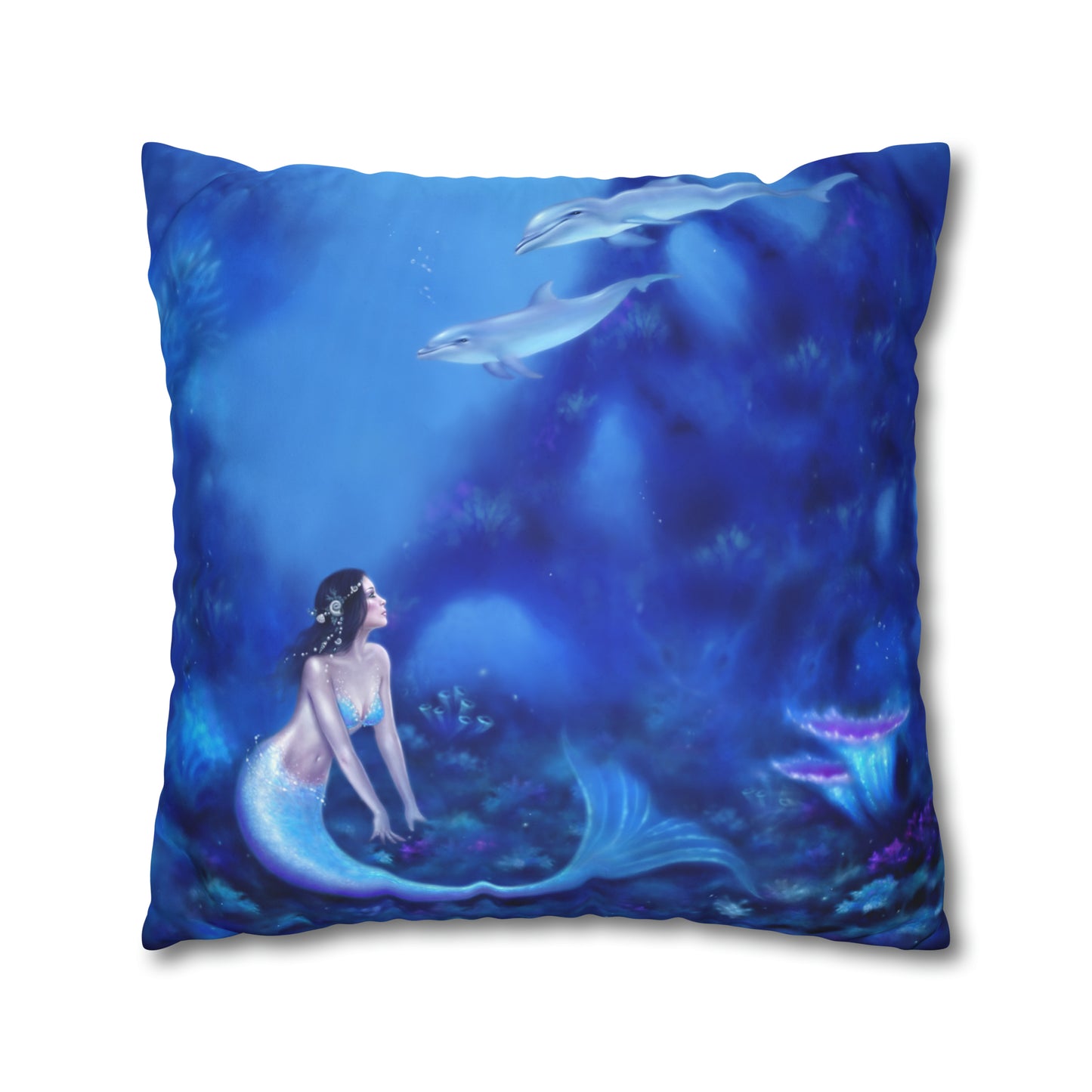 Throw Pillow Cover - Ultramarine