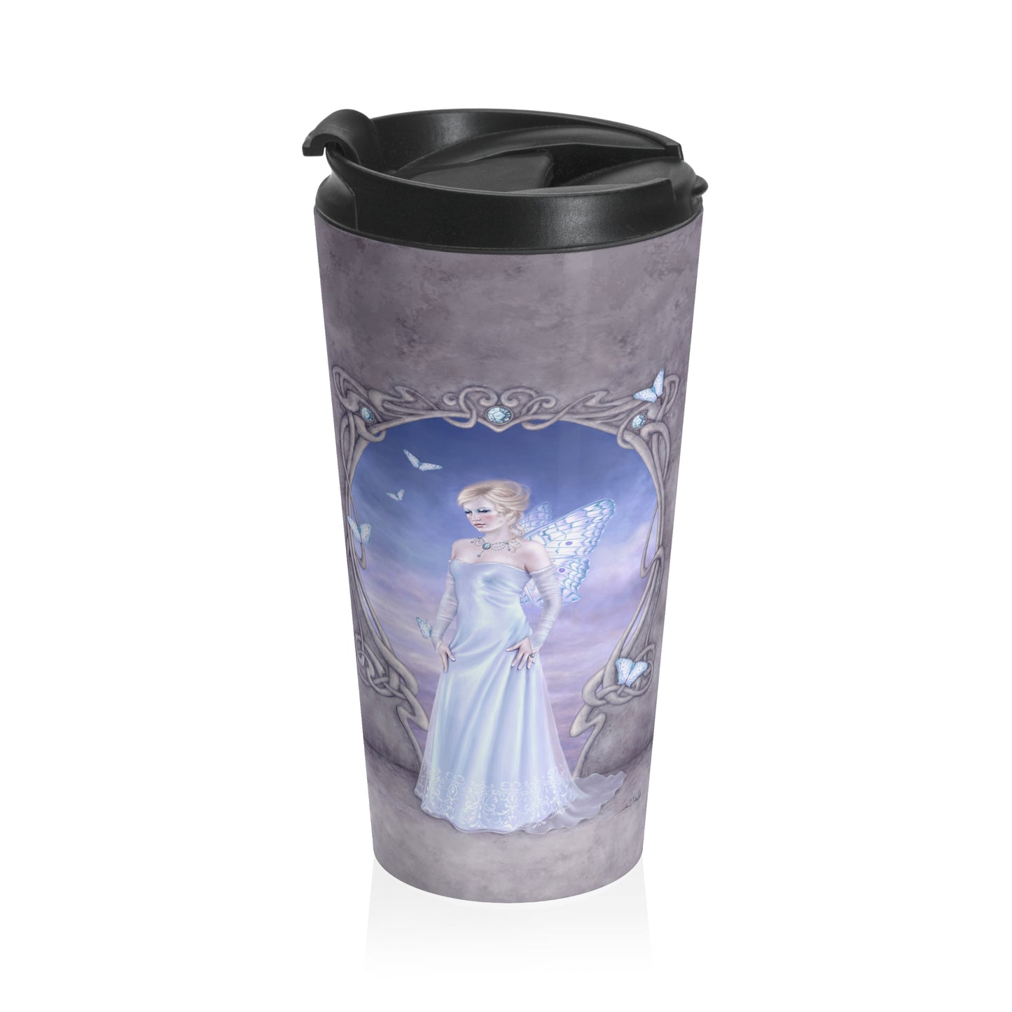 Travel Mug - Birthstones - Diamond