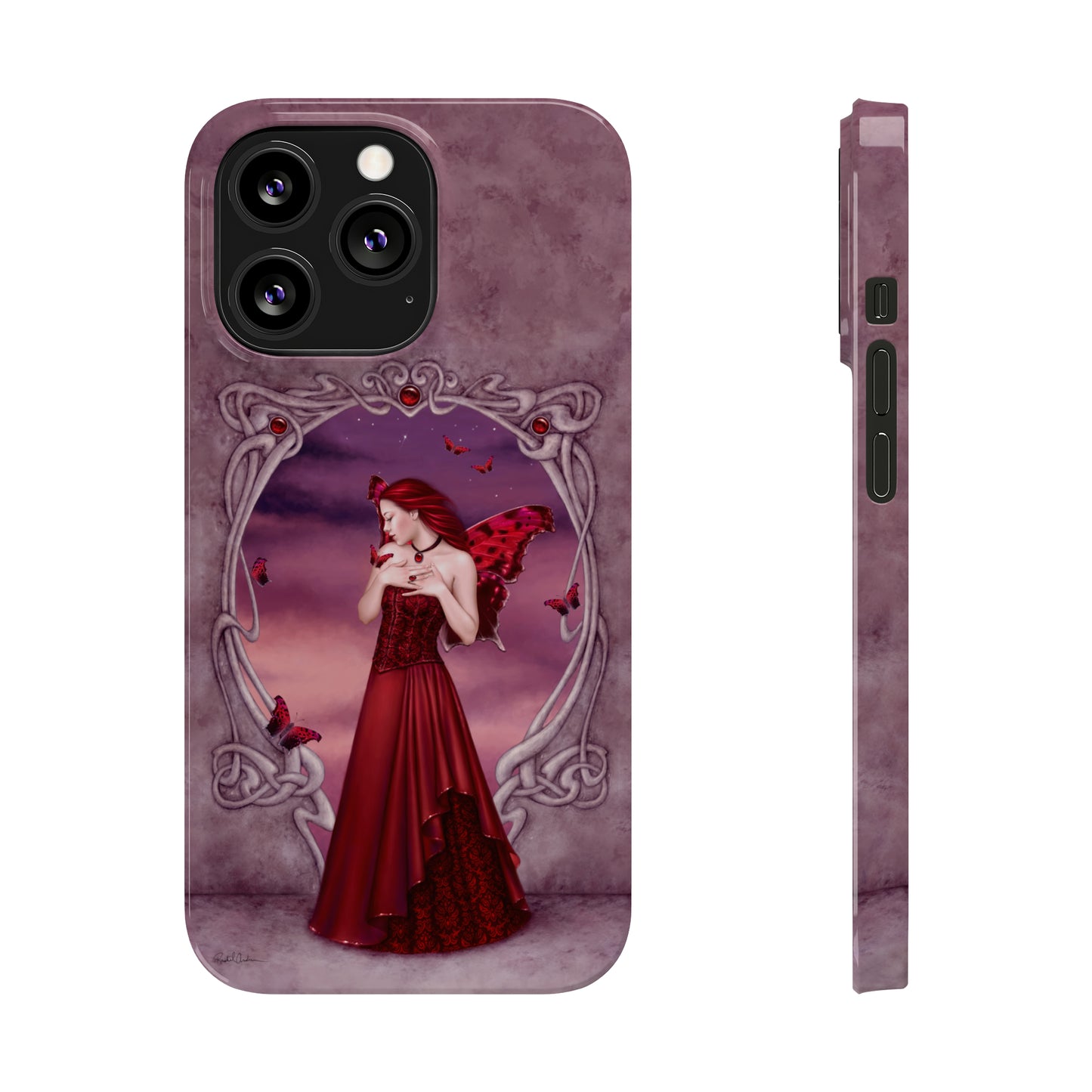 Phone Case - Garnet Birthstone Fairy