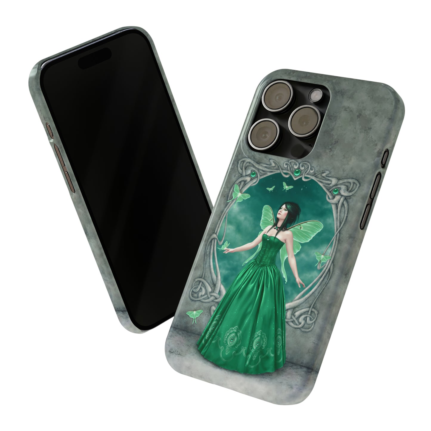 Phone Case - Emerald Birthstone Fairy