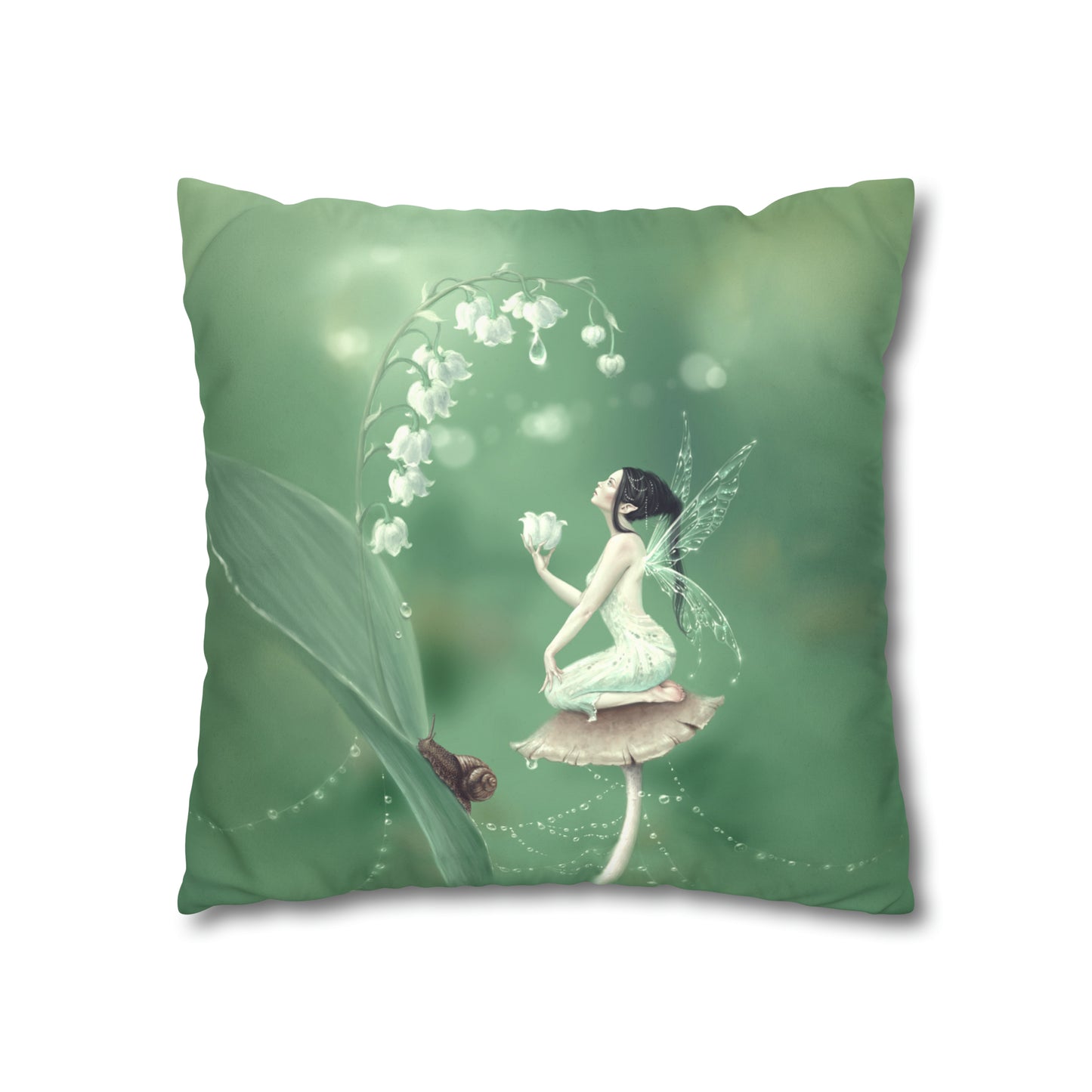 Throw Pillow Cover - Lily of the Valley