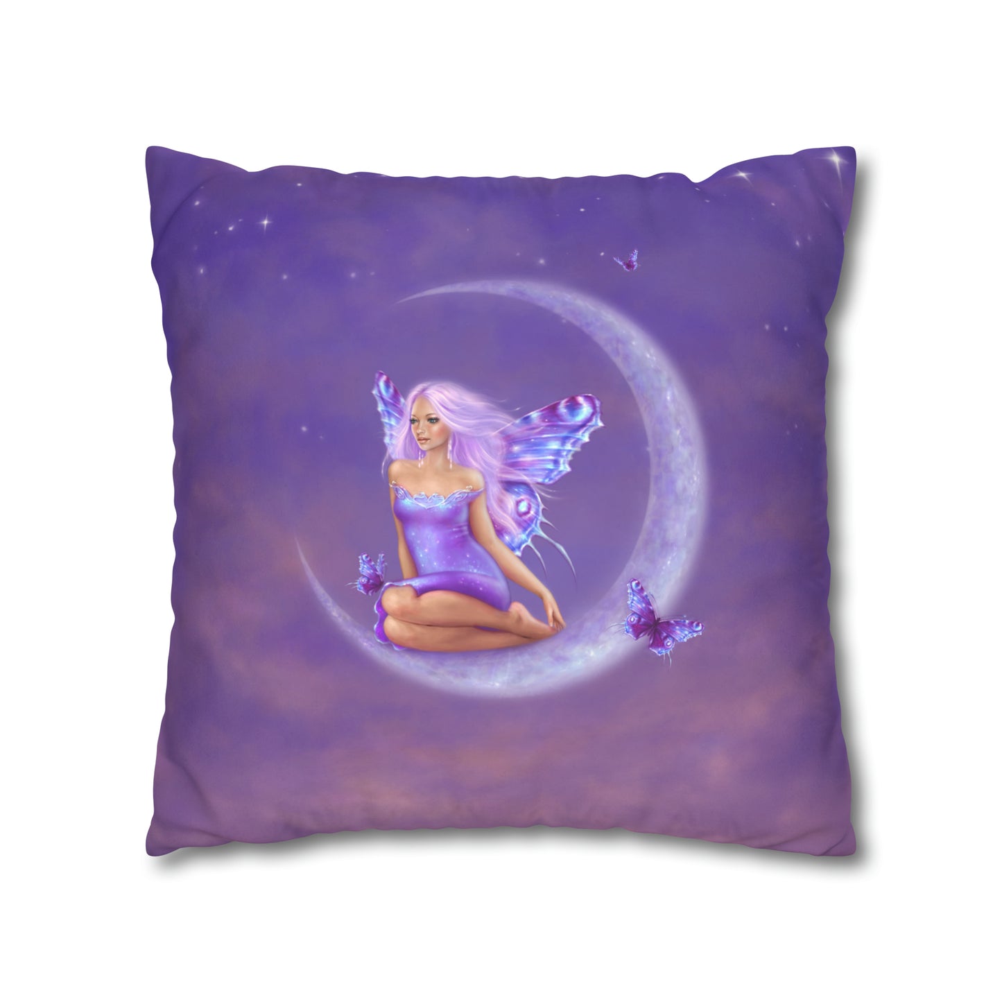 Throw Pillow Cover - Lavender Moon