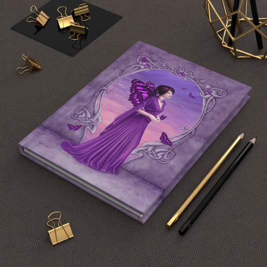 Hardcover Journal - Birthstones - Amethyst