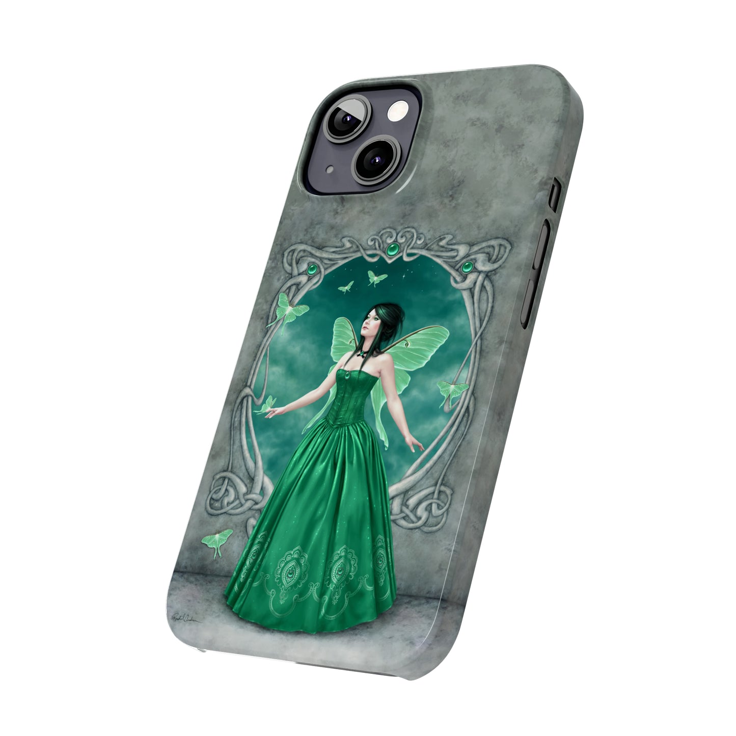 Phone Case - Emerald Birthstone Fairy
