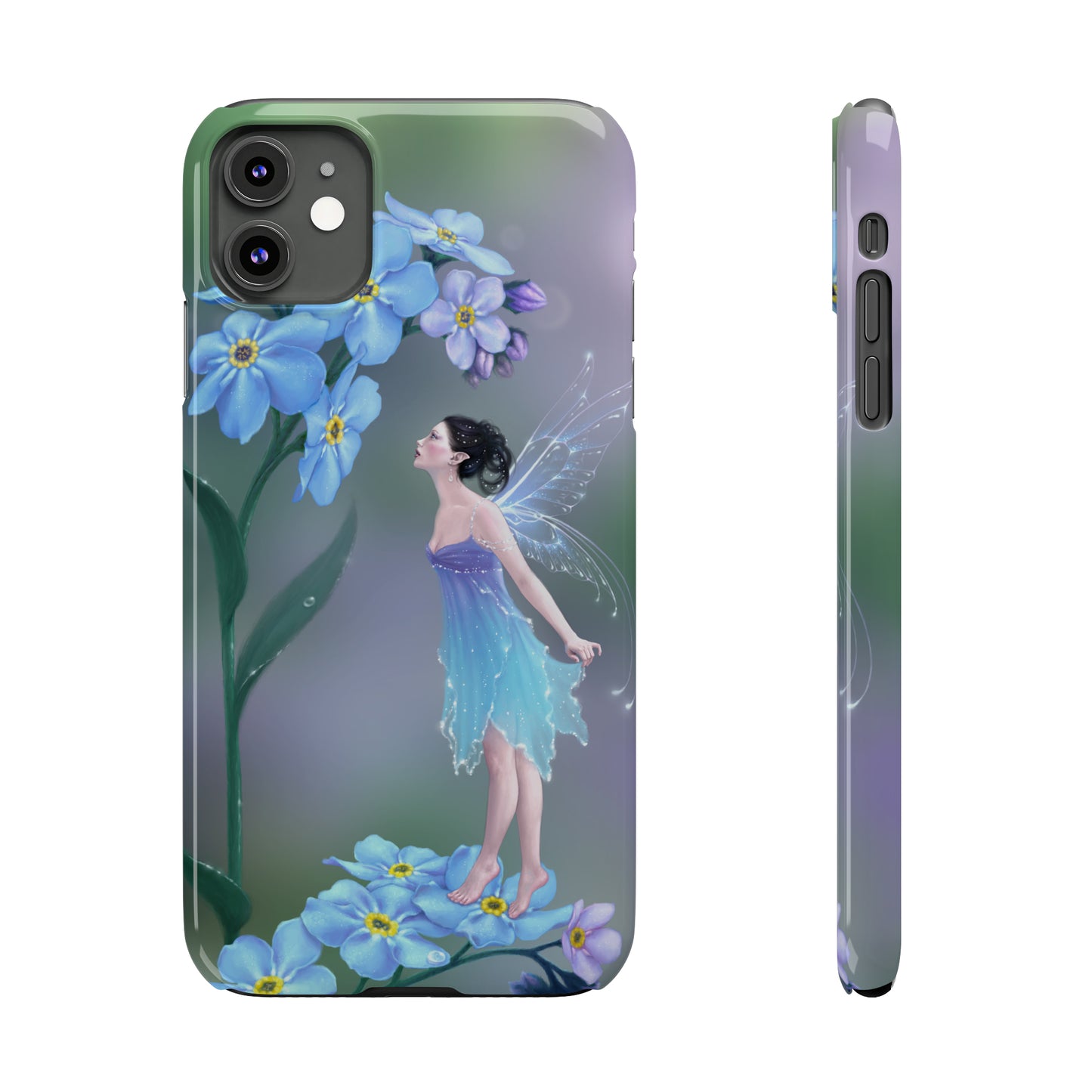 Slim Phone Case - Forget-Me-Not