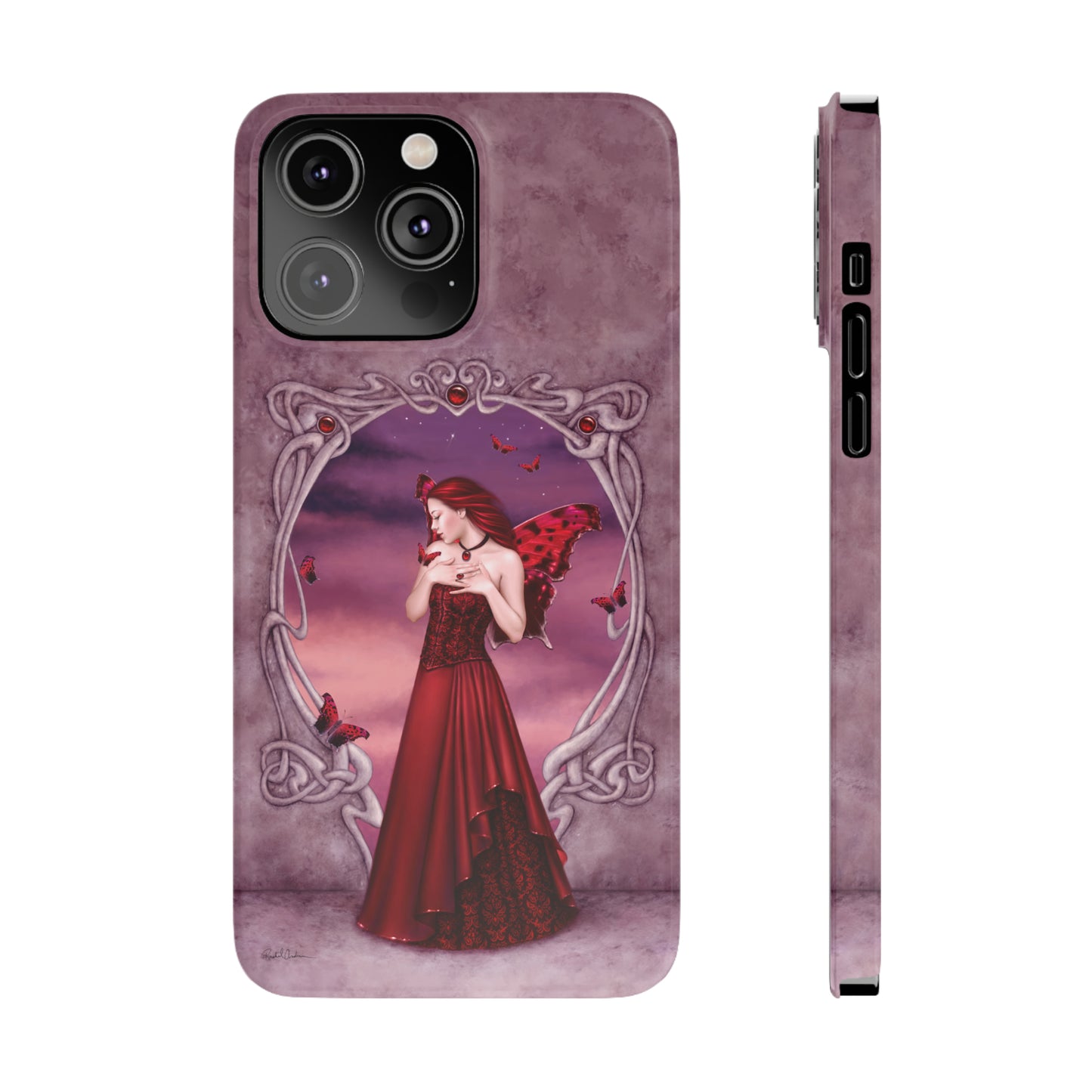 Phone Case - Garnet Birthstone Fairy