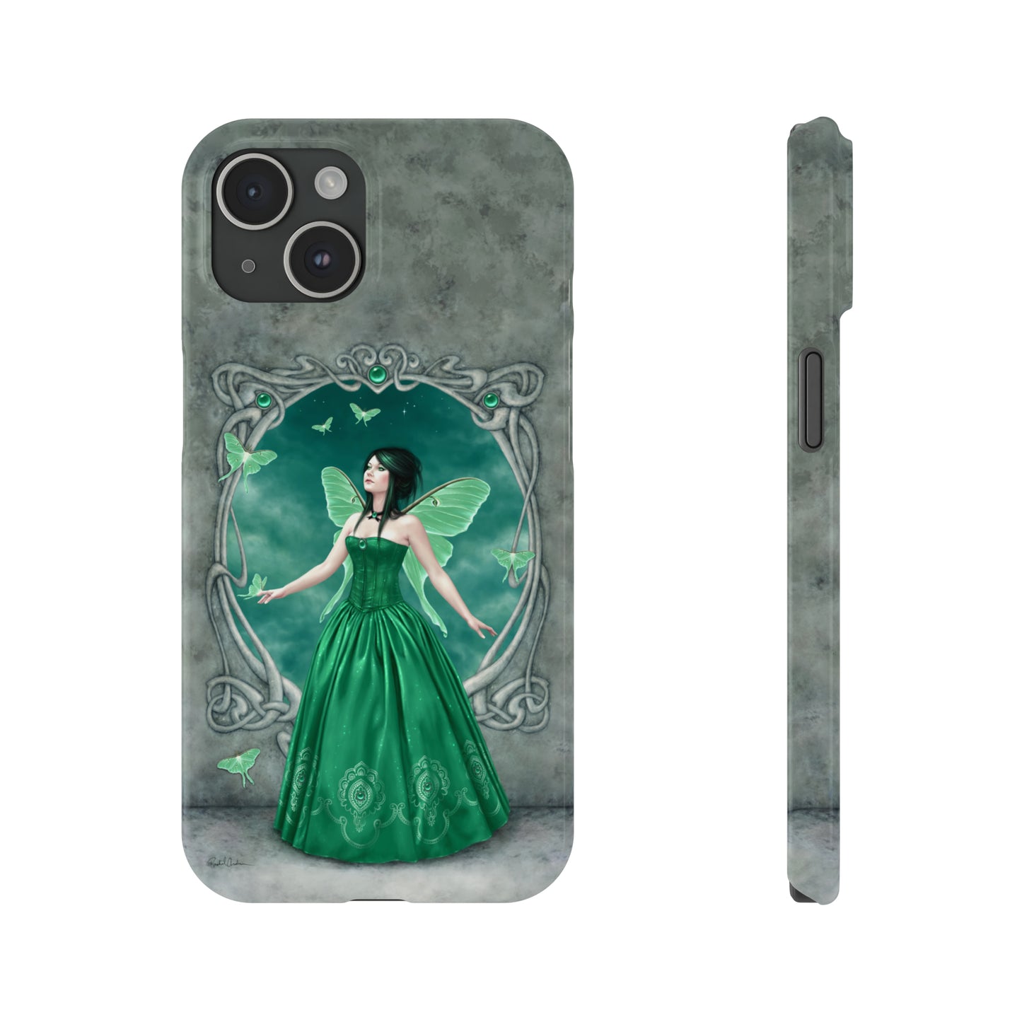 Phone Case - Emerald Birthstone Fairy