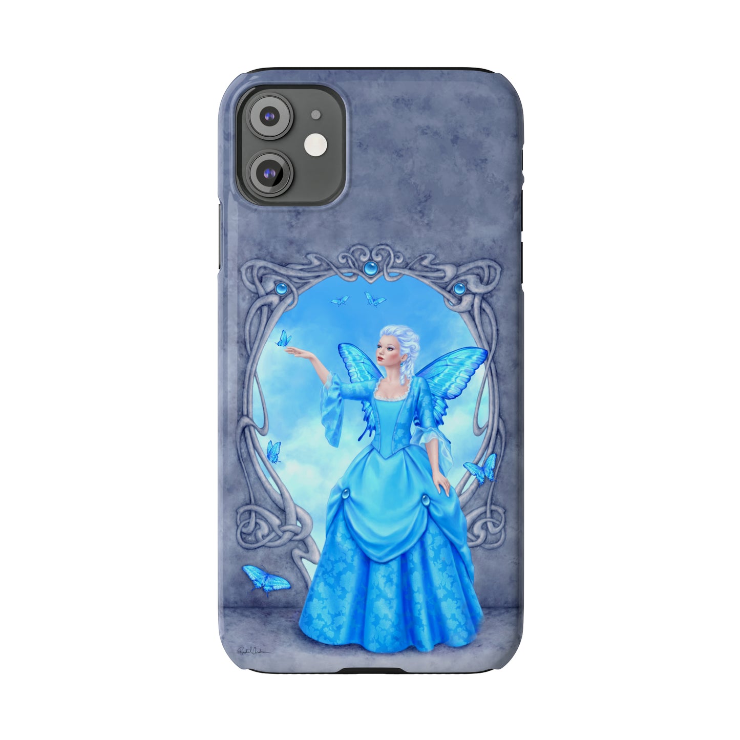 Phone Case - Blue Topaz Birthstone Fairy