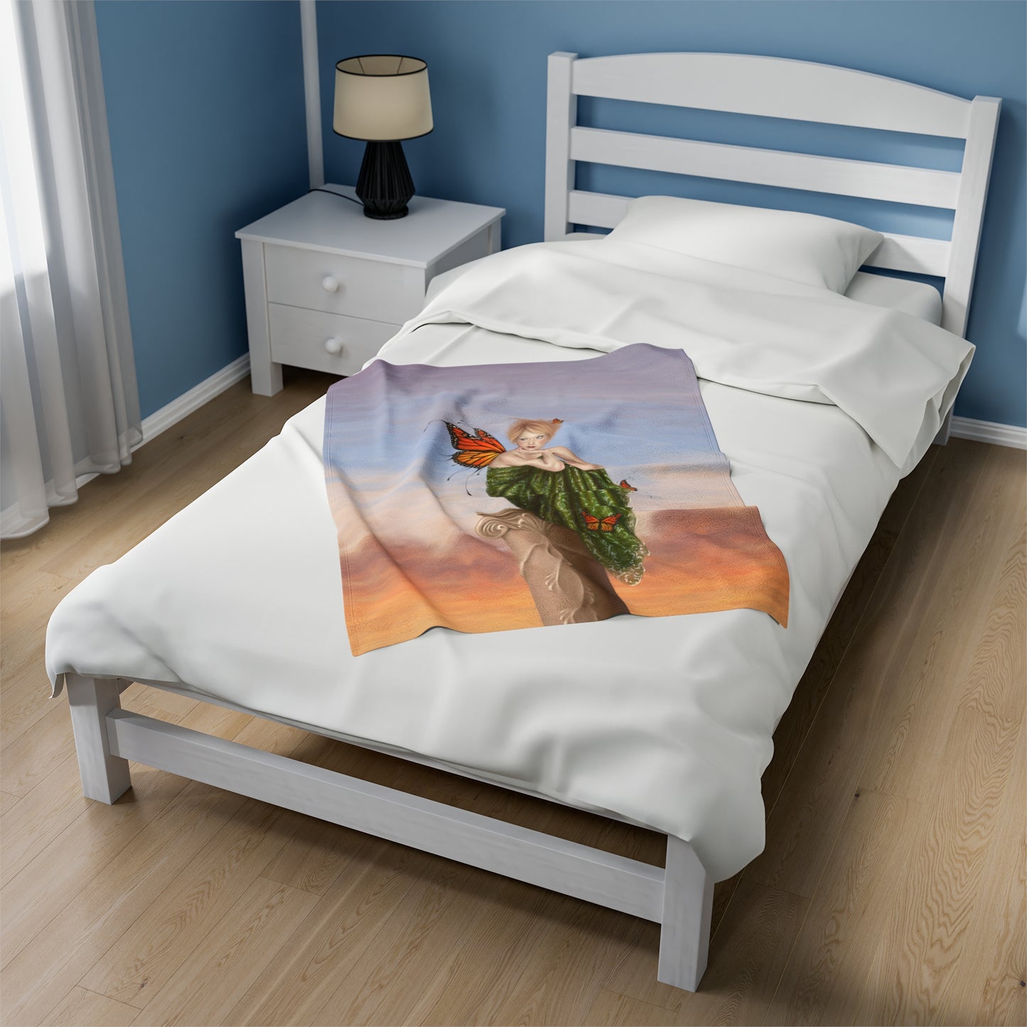 Velveteen Plush Blanket - Sunrise