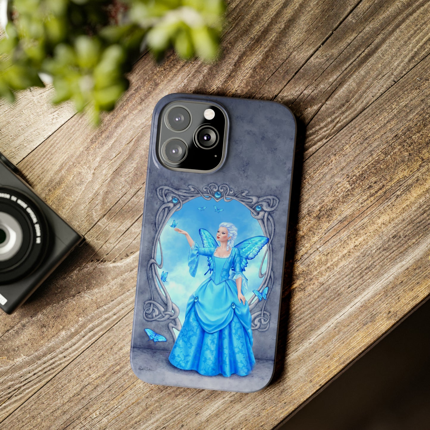 Phone Case - Blue Topaz Birthstone Fairy