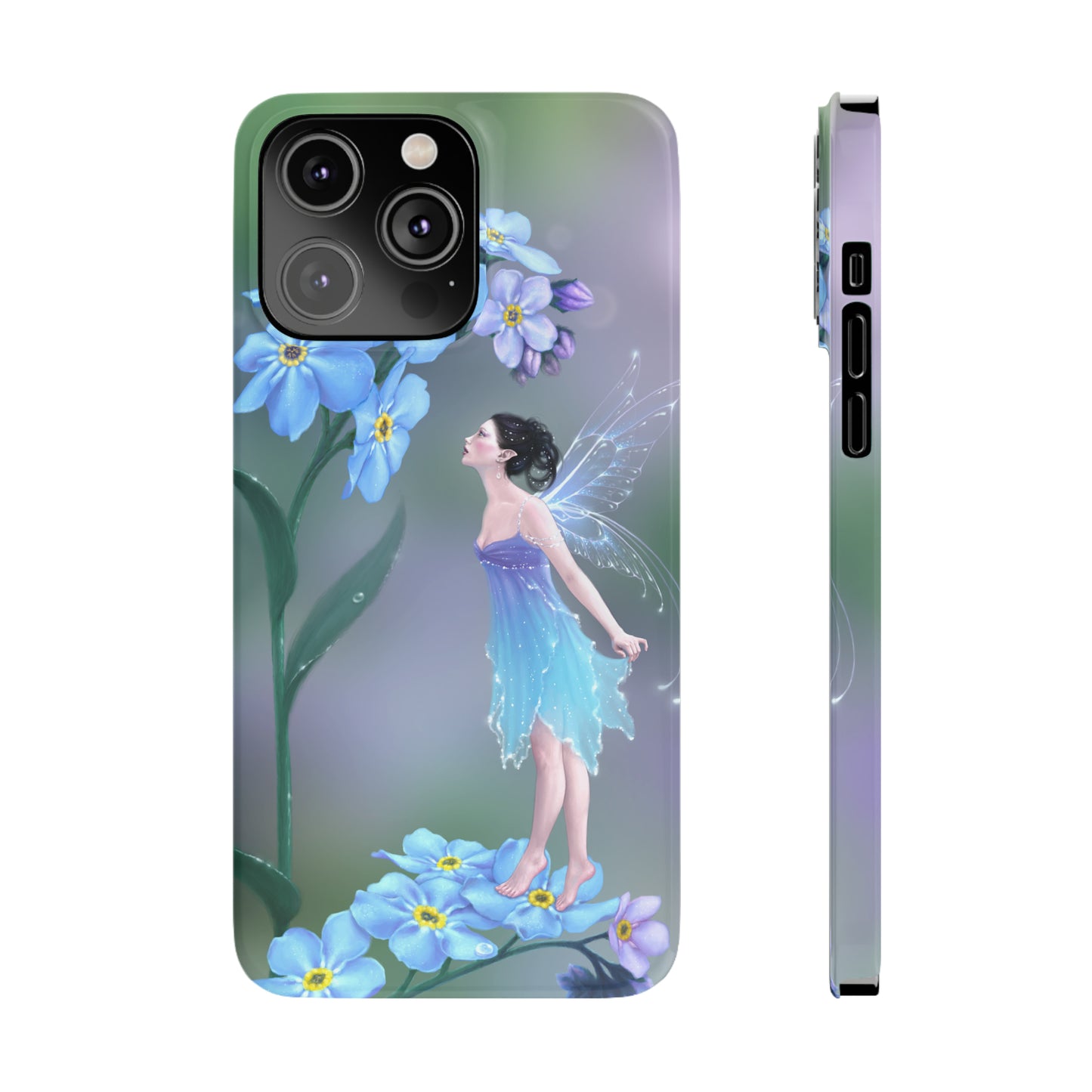 Slim Phone Case - Forget-Me-Not