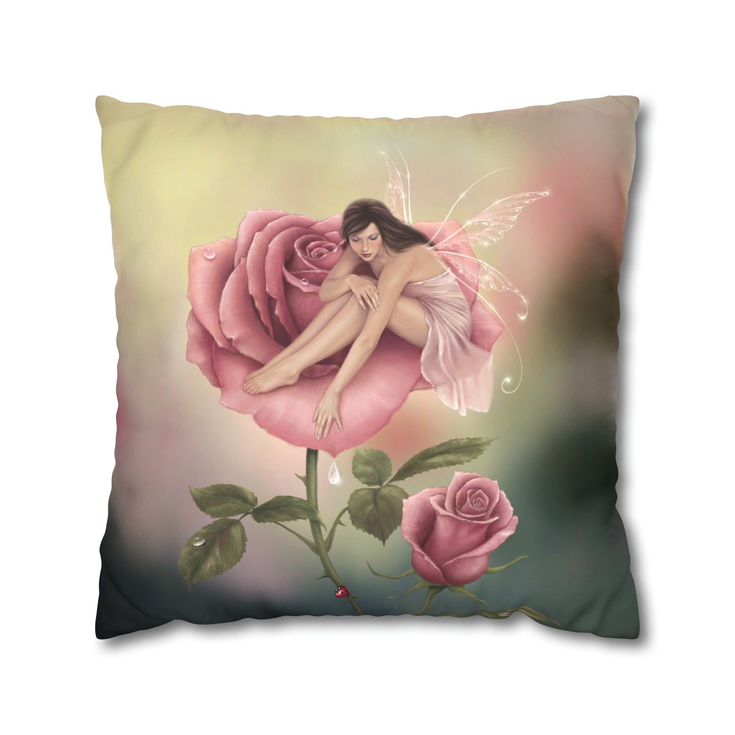 Throw Pillow Cover - Rose