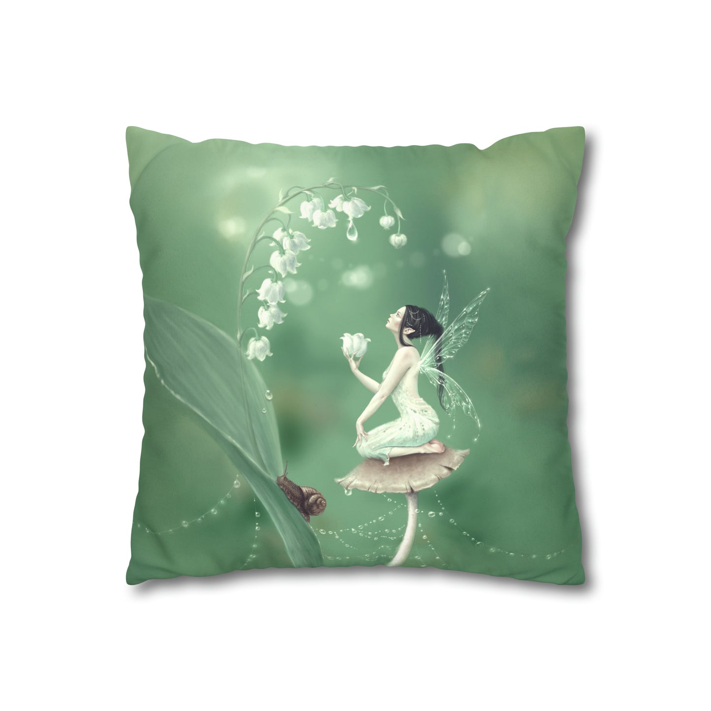 Throw Pillow Cover - Lily of the Valley