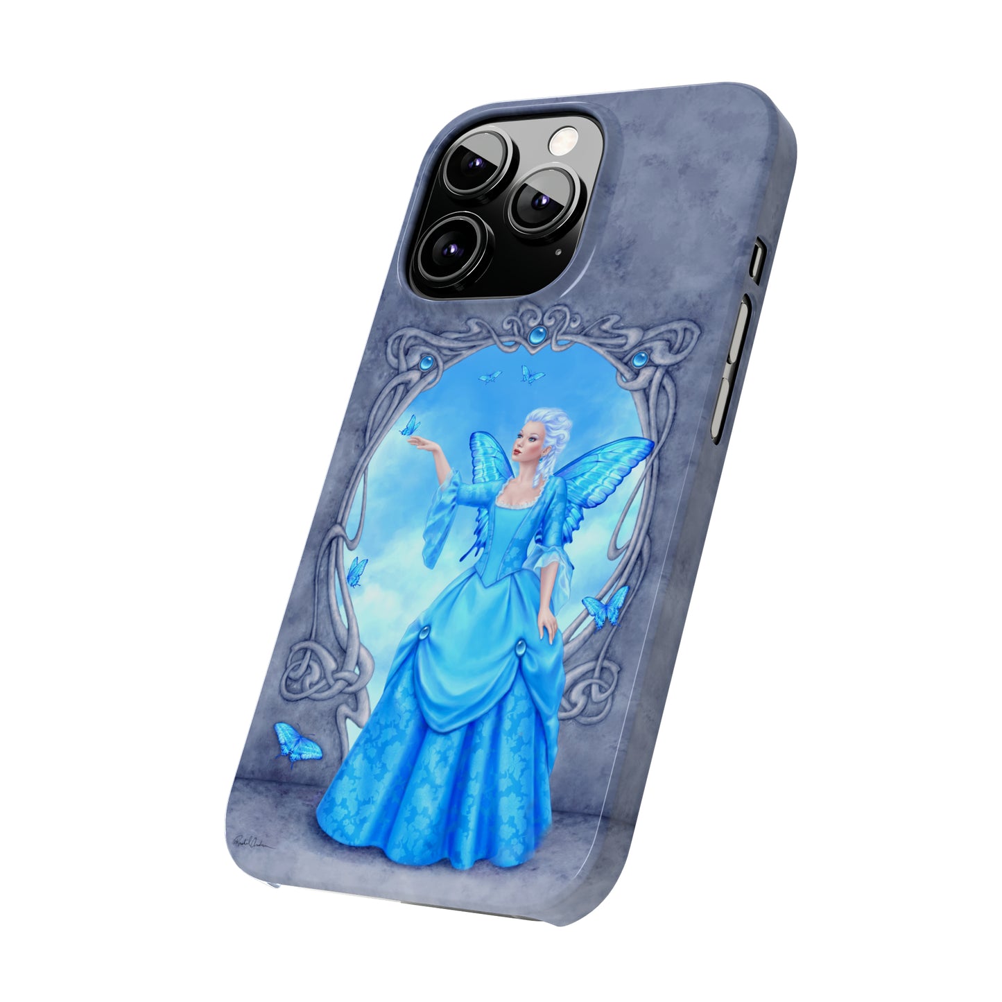 Phone Case - Blue Topaz Birthstone Fairy